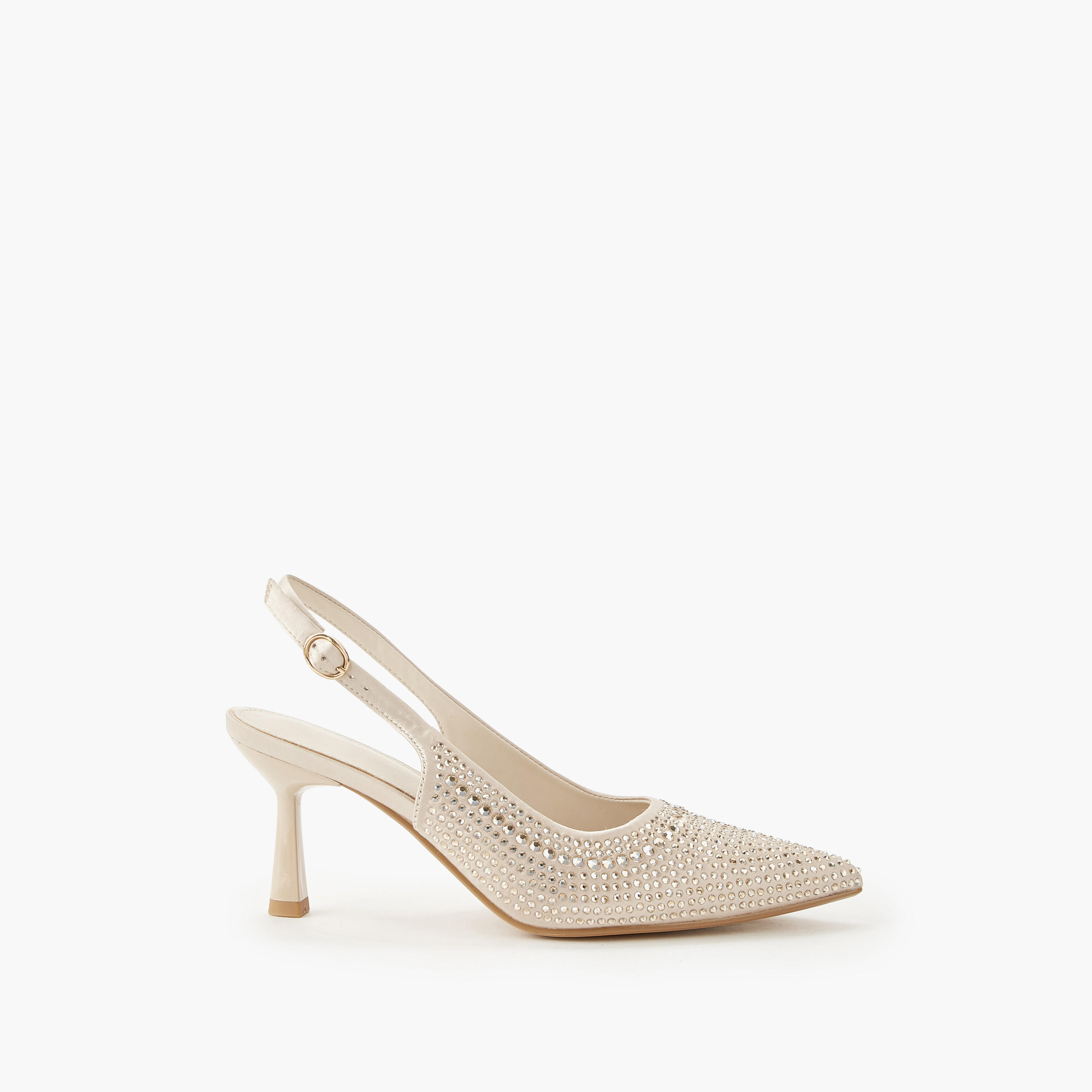 حذاء مزيّن سهل الارتداء بكعب ستيليتو من فلورا بيلا-women-shoes-heels-image-2