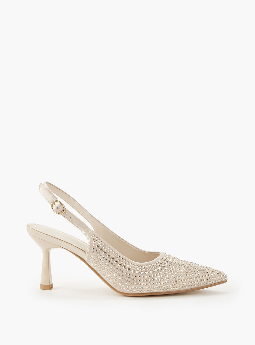 حذاء مزيّن سهل الارتداء بكعب ستيليتو من فلورا بيلا-women-shoes-heels-image-2