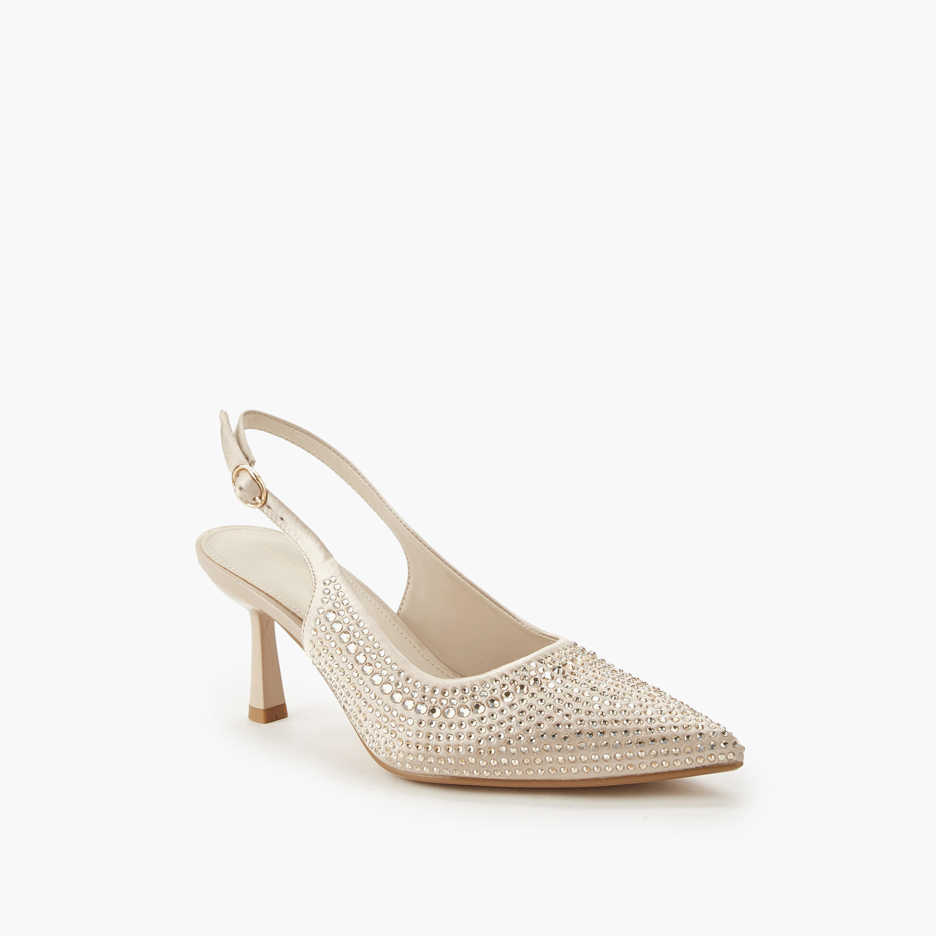 حذاء مزيّن سهل الارتداء بكعب ستيليتو من فلورا بيلا-women-shoes-heels-image-3
