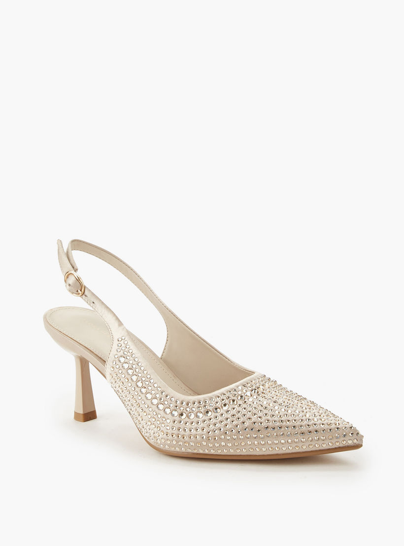 حذاء مزيّن سهل الارتداء بكعب ستيليتو من فلورا بيلا-women-shoes-heels-image-3
