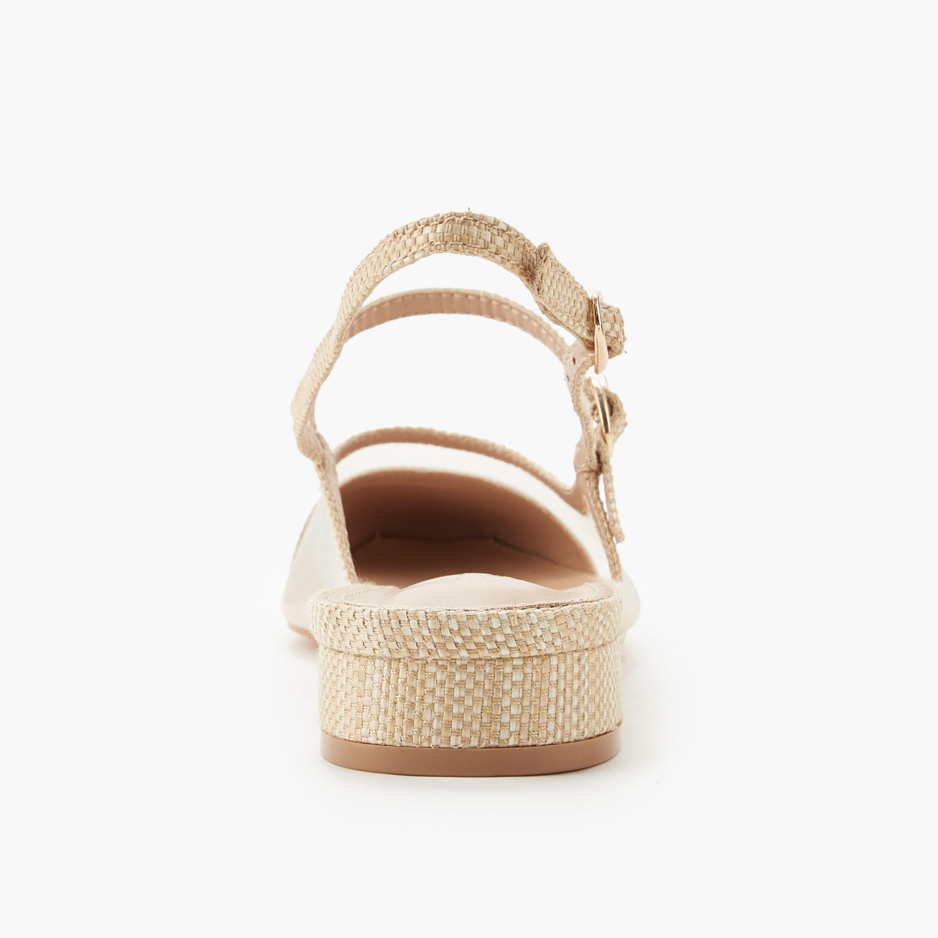 Celeste Women Textured Buckle Closure Sandals-women-shoes-flats-sandals-image-5