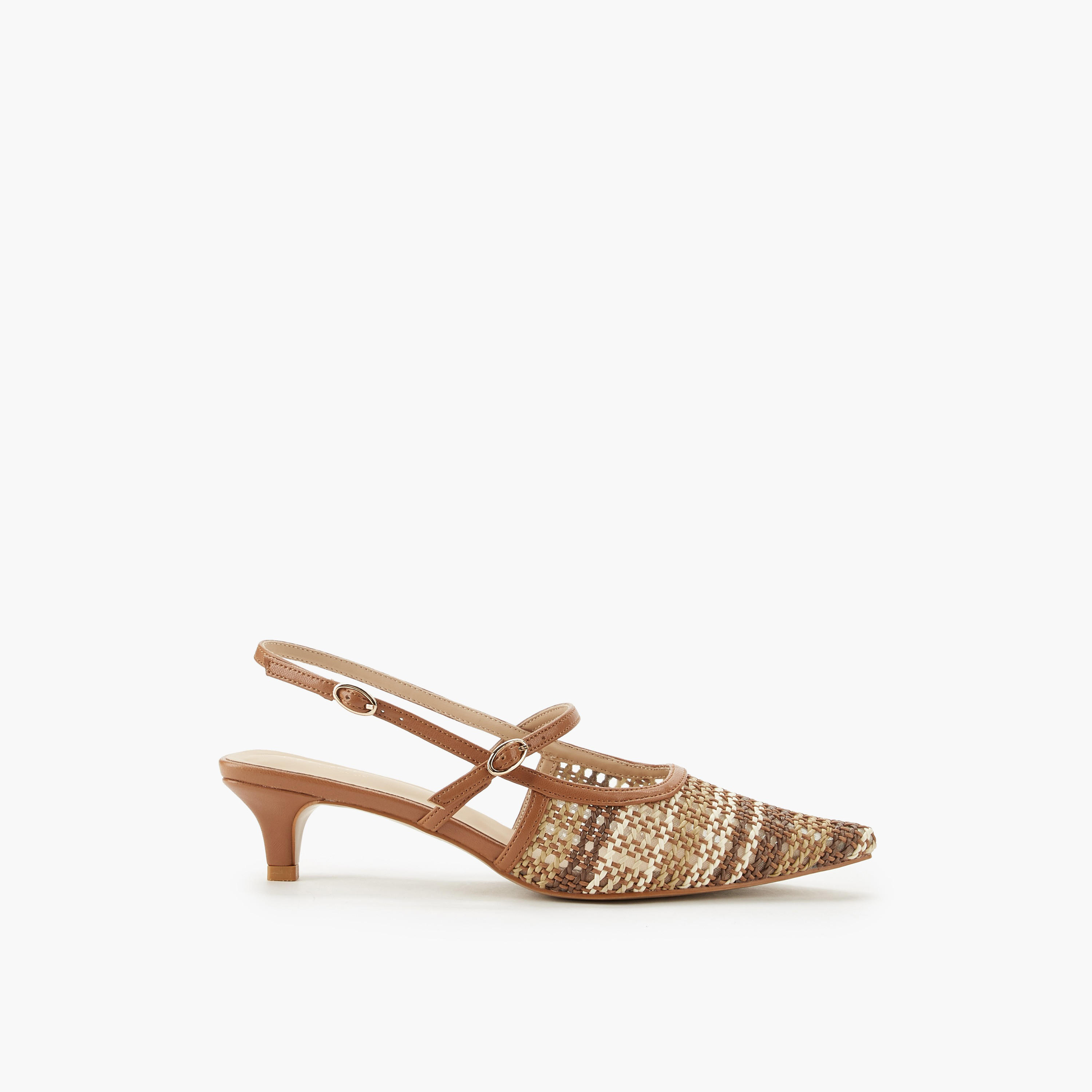 صندل بارز الملمس بكعب صغير للنساء من سيليست-women-shoes-sandals-heeled-image-3