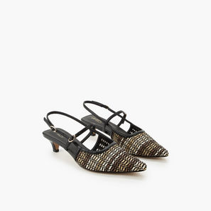 Celeste Women Textured Kitten Heel Sandals-women-shoes-sandals-image-1