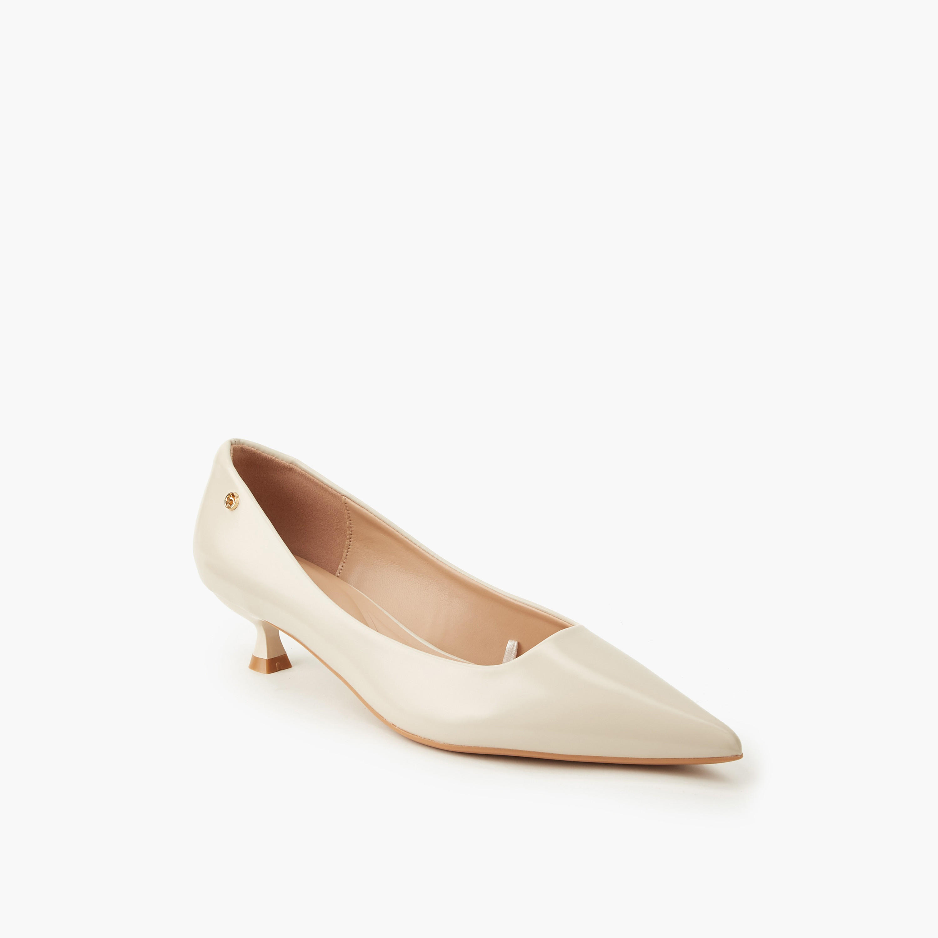 حذاء بمقدمة مدببة وكعب صغير للنساء من سيليست-women-shoes-heels-image-2