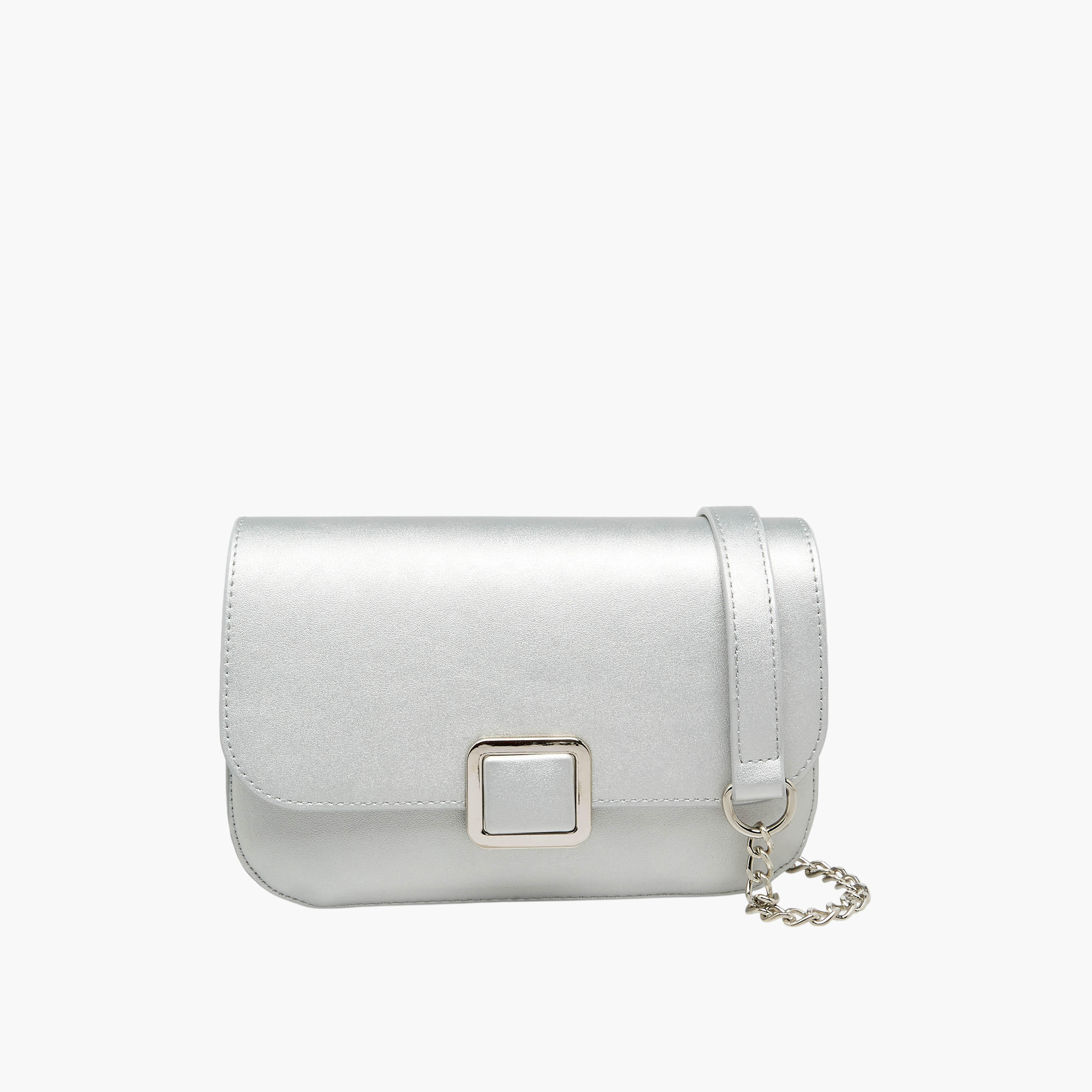 Flora Bella Textured Crossbody Bag with Detachable Chain Strap-women-bagsandwallets-handbags-image-1