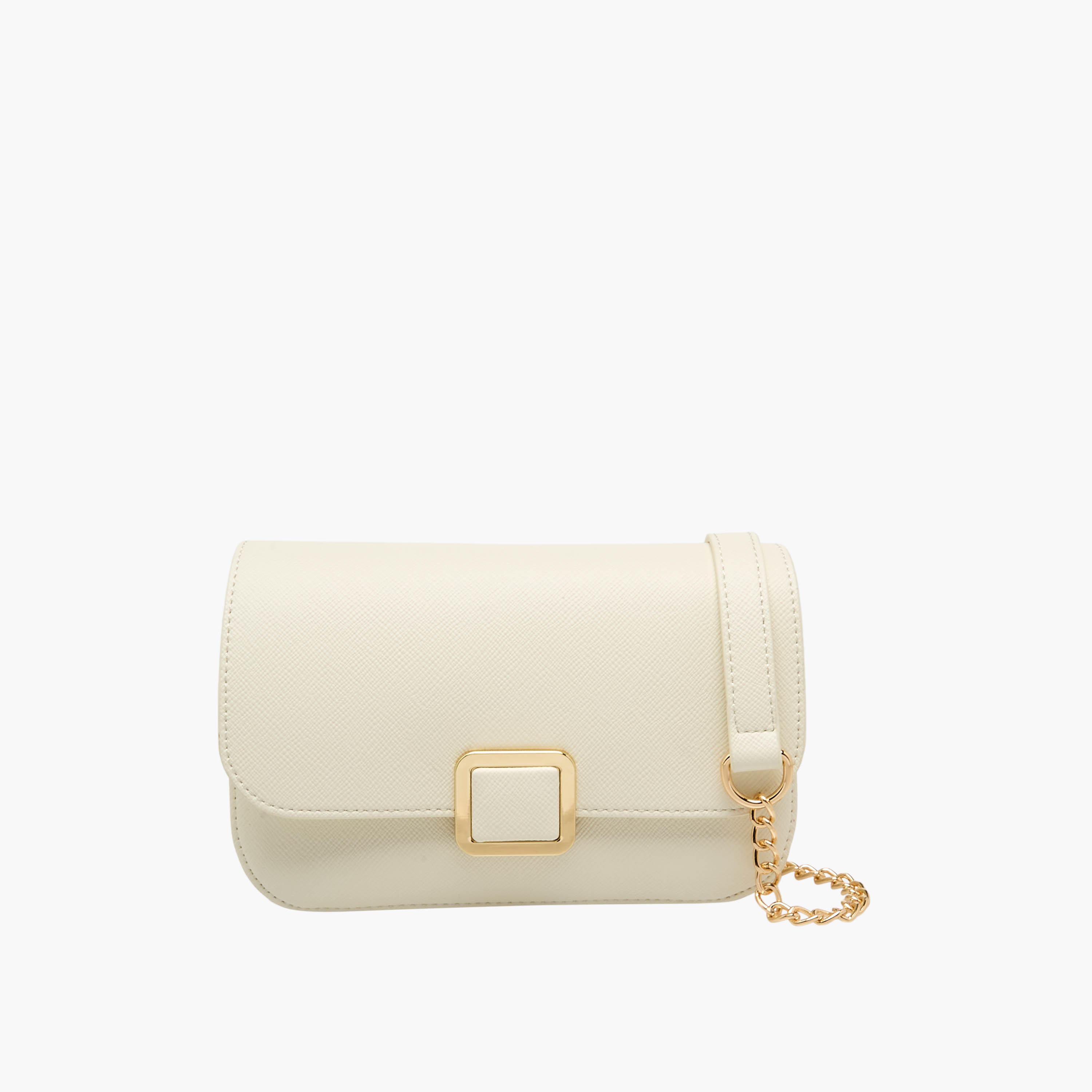 شنطة كروس بودي بارزة الملمس بحزام سلسلة قابل للفصل من فلورا بيلا-women-bagsandwallets-handbags-image-1