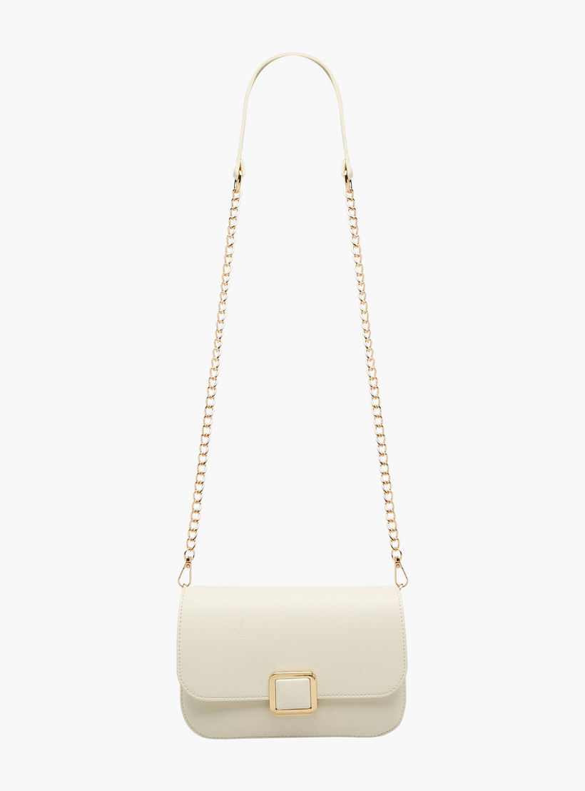 شنطة كروس بودي بارزة الملمس بحزام سلسلة قابل للفصل من فلورا بيلا-women-bagsandwallets-handbags-image-4