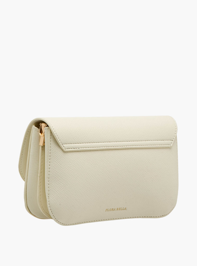 شنطة كروس بودي بارزة الملمس بحزام سلسلة قابل للفصل من فلورا بيلا-women-bagsandwallets-handbags-image-5