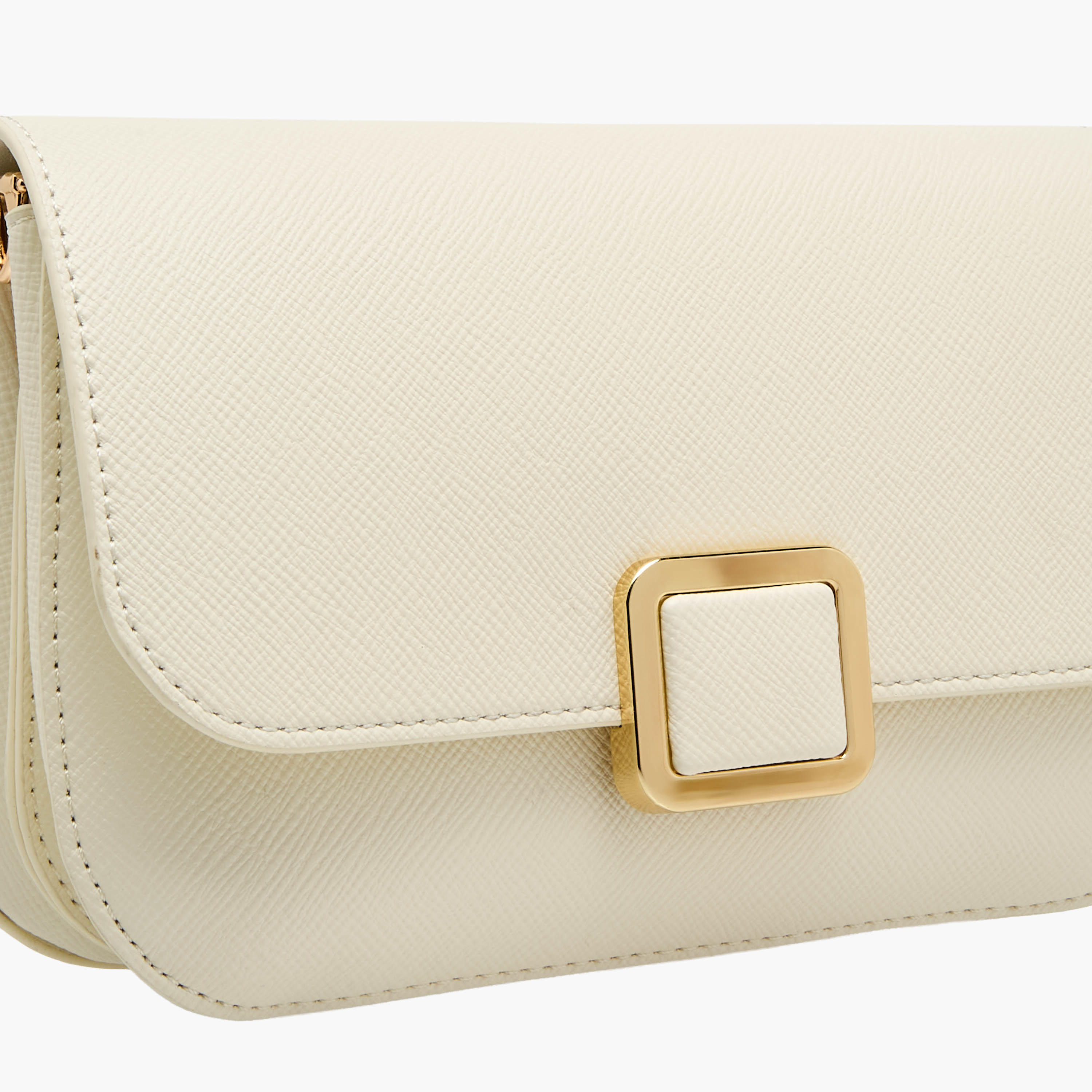 شنطة كروس بودي بارزة الملمس بحزام سلسلة قابل للفصل من فلورا بيلا-women-bagsandwallets-handbags-image-6