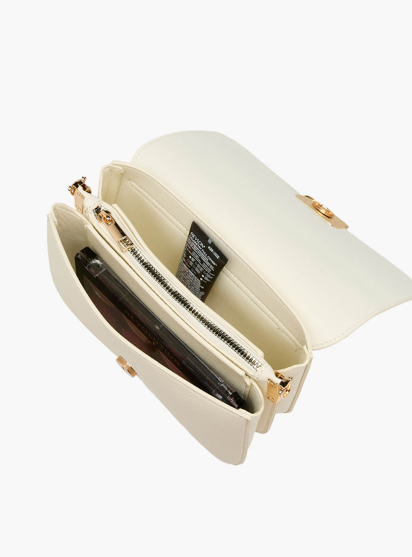 شنطة كروس بودي بارزة الملمس بحزام سلسلة قابل للفصل من فلورا بيلا-women-bagsandwallets-handbags-image-9