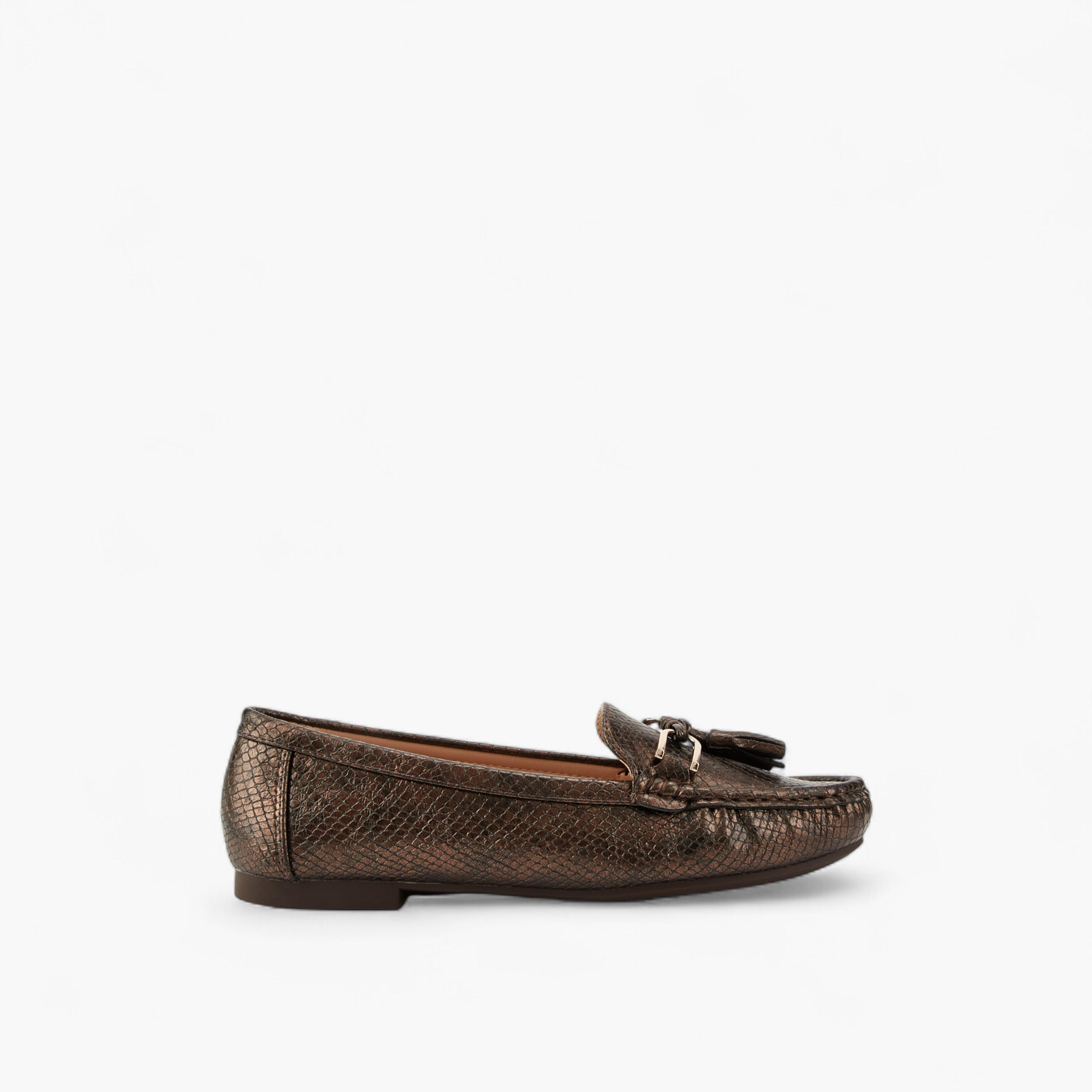Flora Bella Textured Slip-On Loafers with Tassel Accent-women-shoes-loafersandmoccasins-image-2