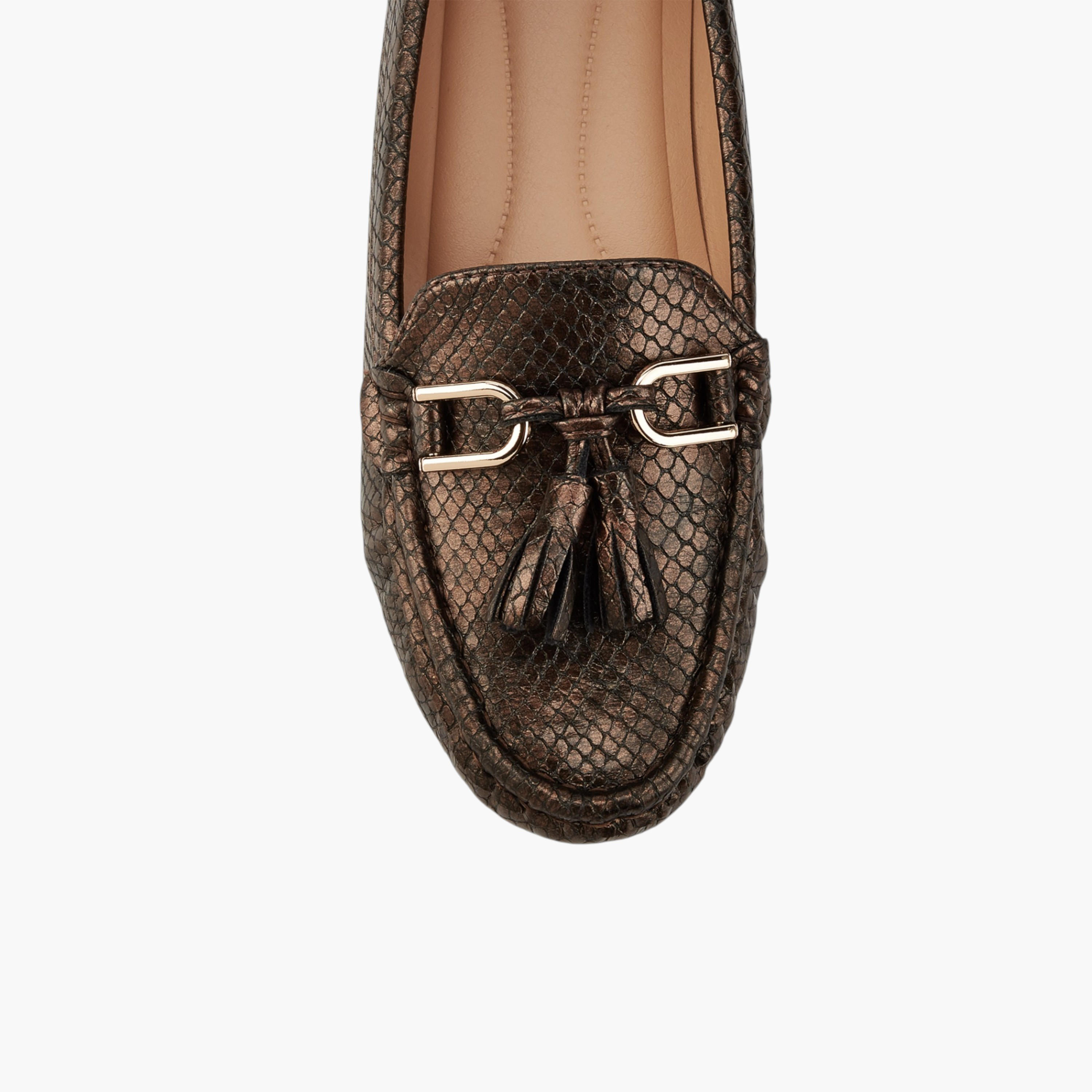 Flora Bella Textured Slip-On Loafers with Tassel Accent-women-shoes-loafersandmoccasins-image-4