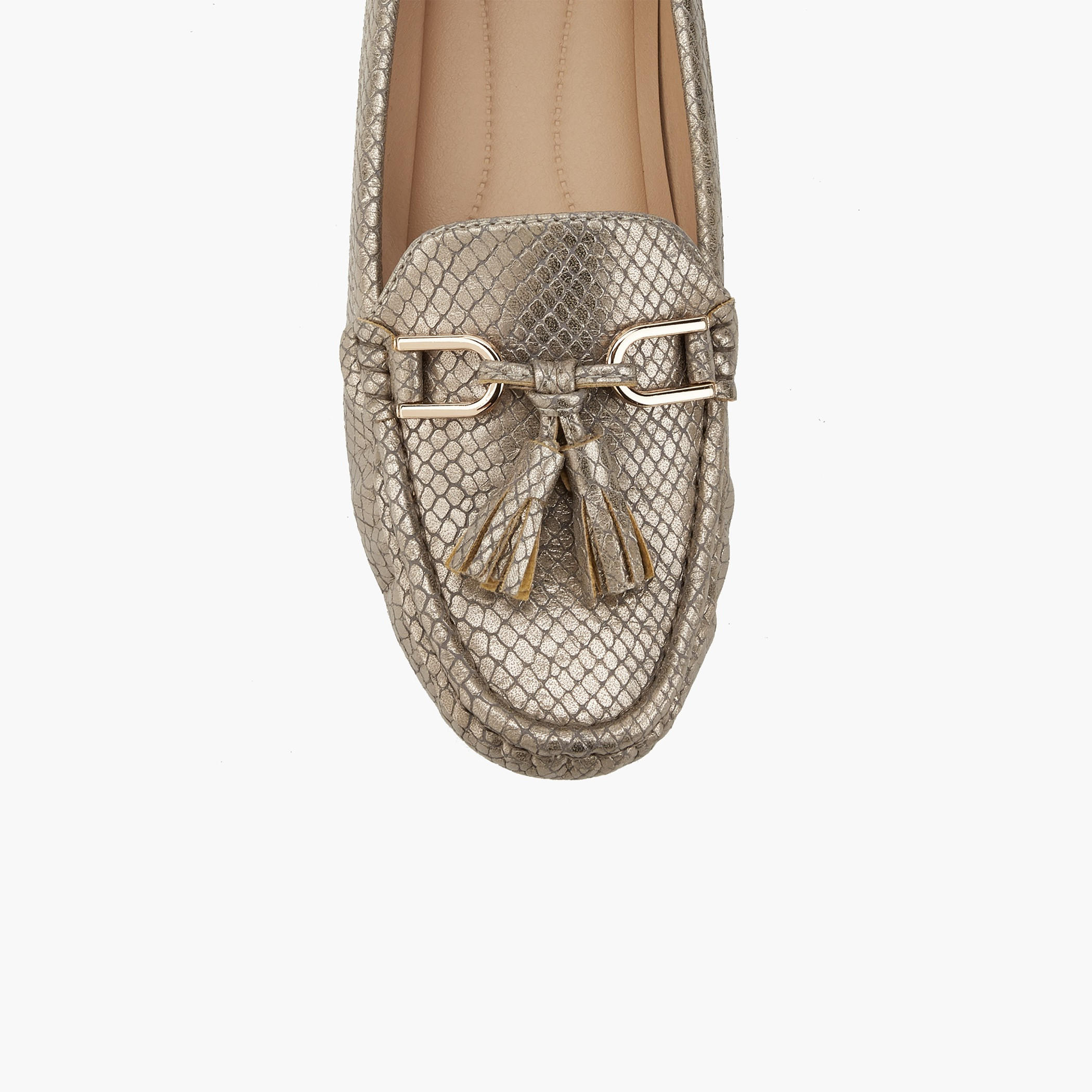 Flora Bella Textured Slip-On Loafers with Tassel Accent-women-shoes-loafersandmoccasins-image-4