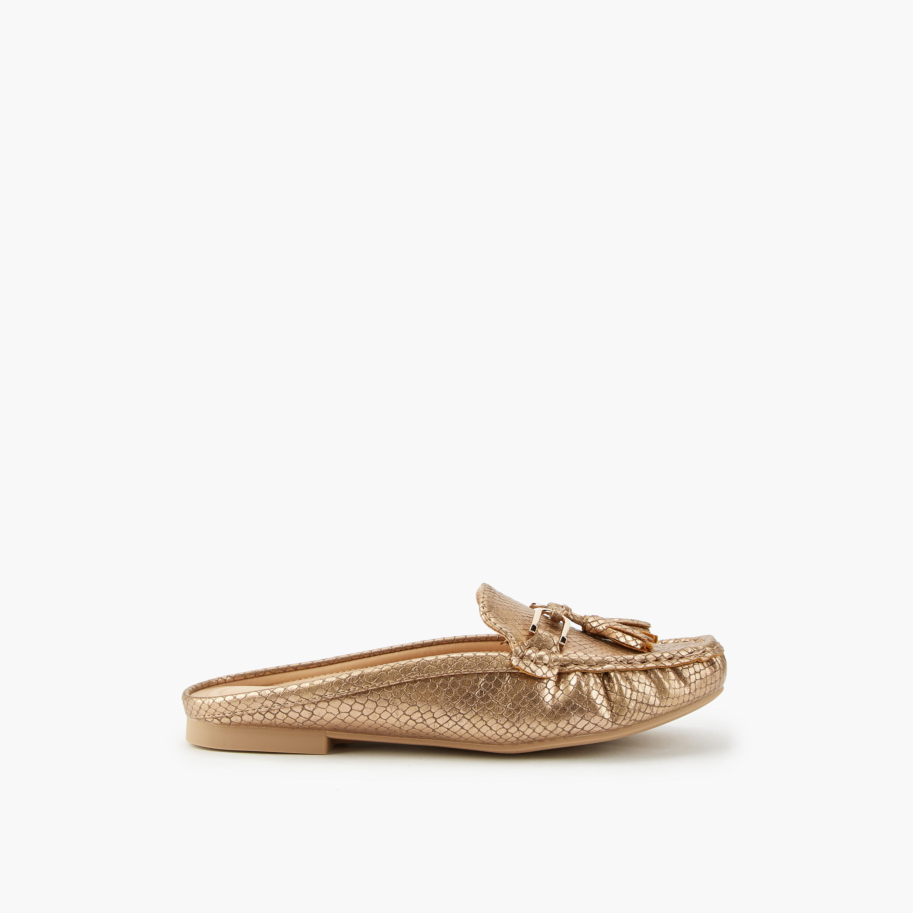 Flora Bella Textured Mules with Tassel Detail-women-shoes-flats-mules-image-2