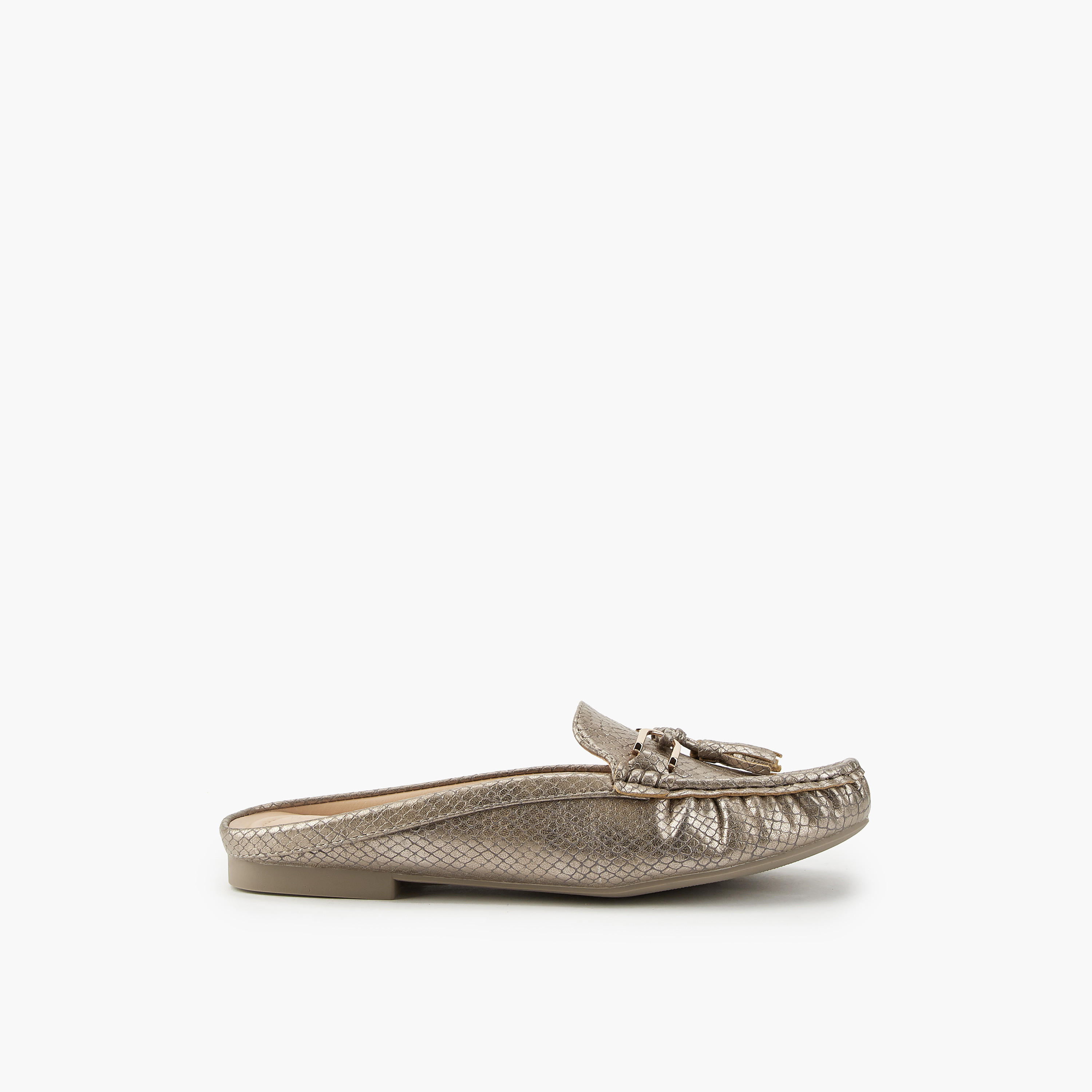 Flora Bella Textured Mules with Tassel Detail-women-shoes-flats-mules-image-2