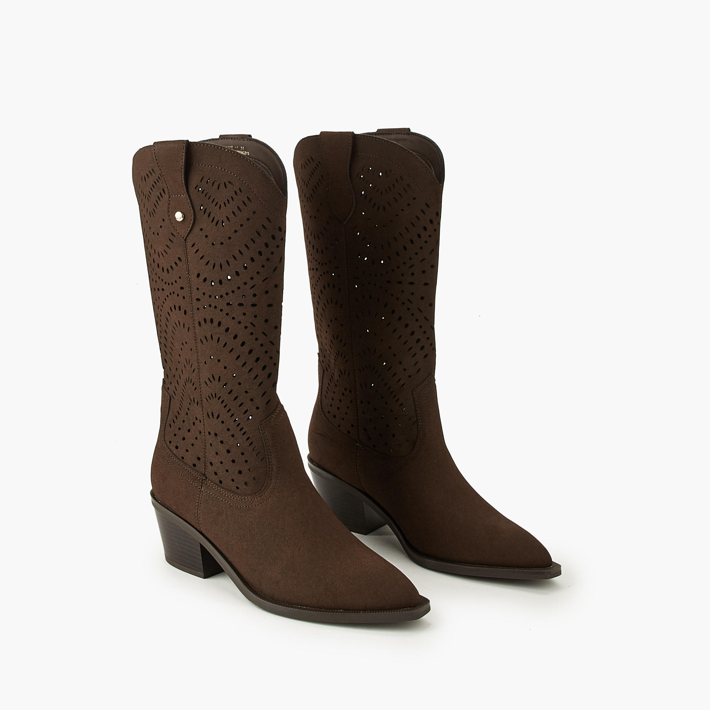 Flora Bella Women Laser Cut High Shaft Boots-women-winterwear-boots-image-1