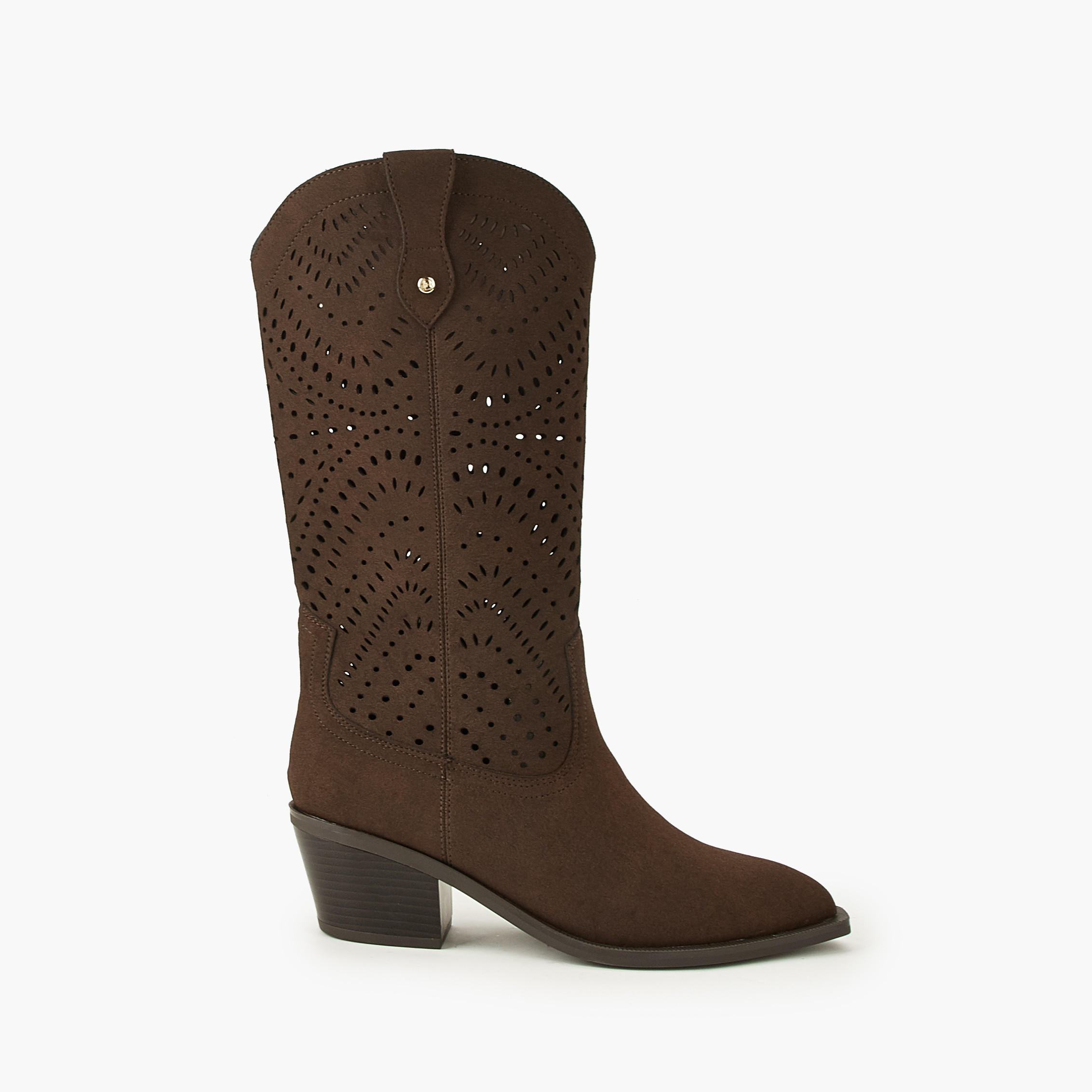 Flora Bella Women Laser Cut High Shaft Boots-women-winterwear-boots-image-3