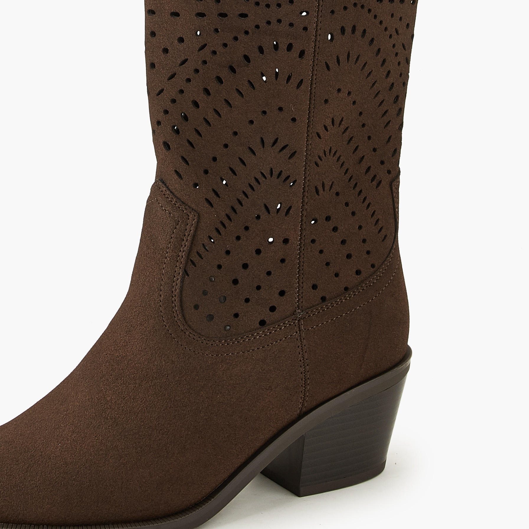 Flora Bella Women Laser Cut High Shaft Boots-women-winterwear-boots-image-4