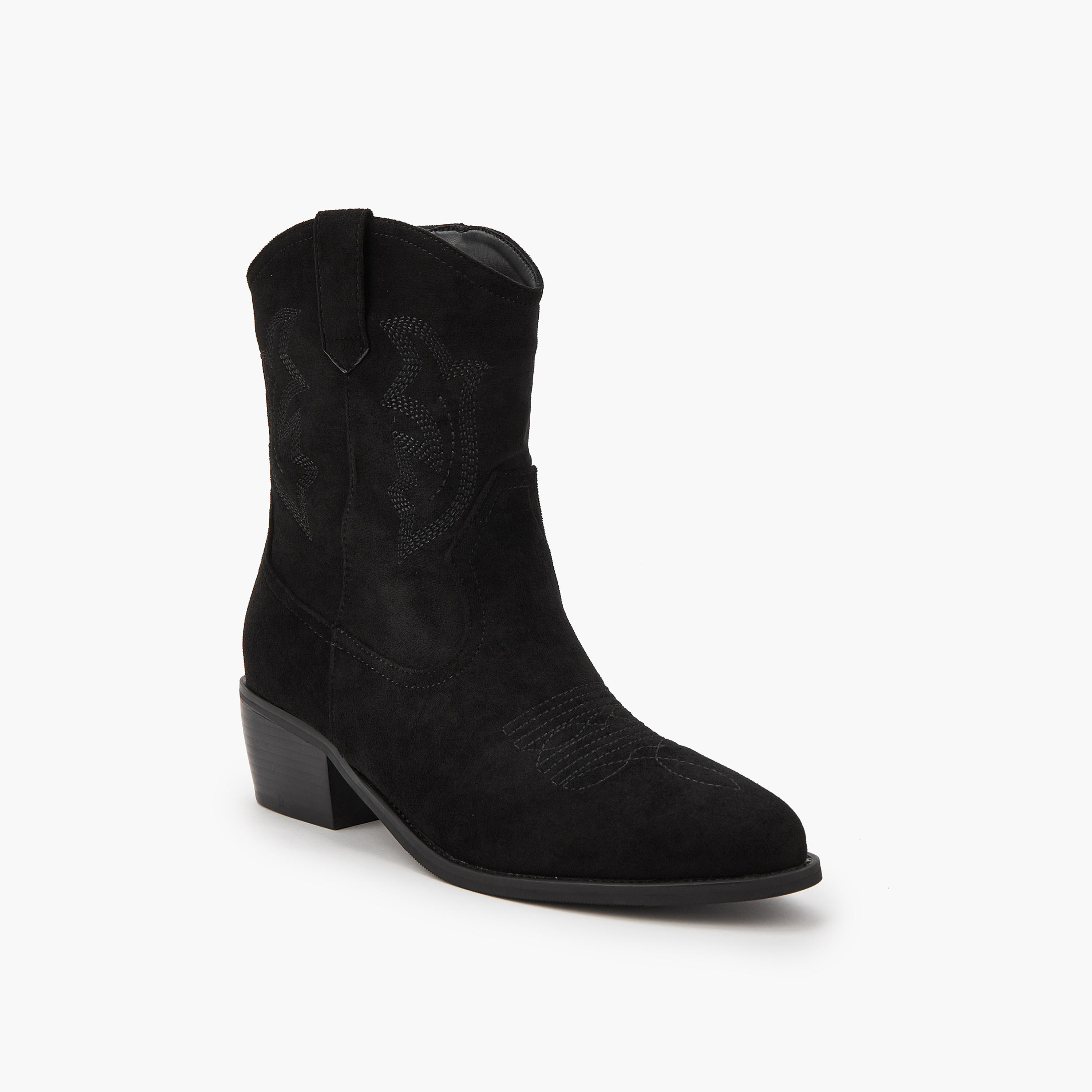 بوت بطول الكاحل وكعب سميك للنساء من فلورا بيلا-women-shoes-boots-image-3
