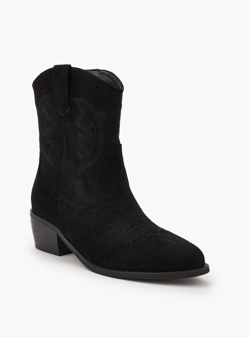 بوت بطول الكاحل وكعب سميك للنساء من فلورا بيلا-women-shoes-boots-image-3
