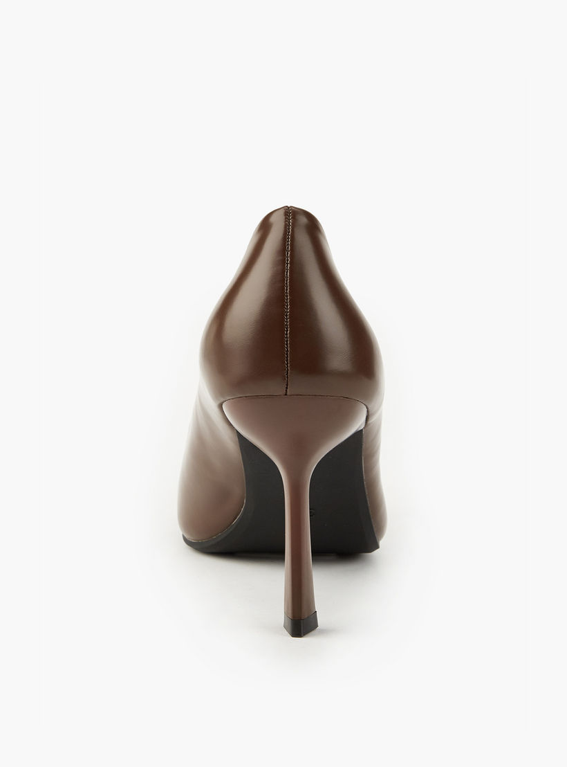Flora Bella Metallic Accent Pointed Toe Pumps with Stiletto Heels-women-shoes-heels-image-5