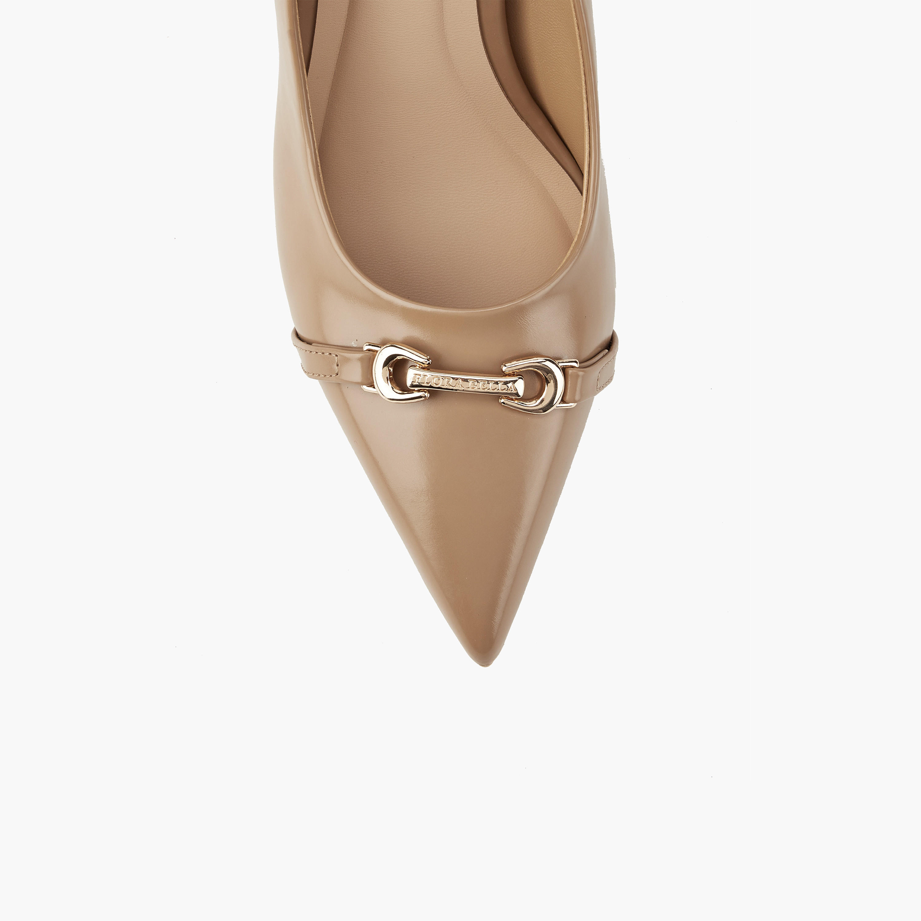 حذاء بومب بمقدمة مدببة وزينة ميتاليك وكعب رفيع من فلورا بيلا-women-shoes-heels-image-4