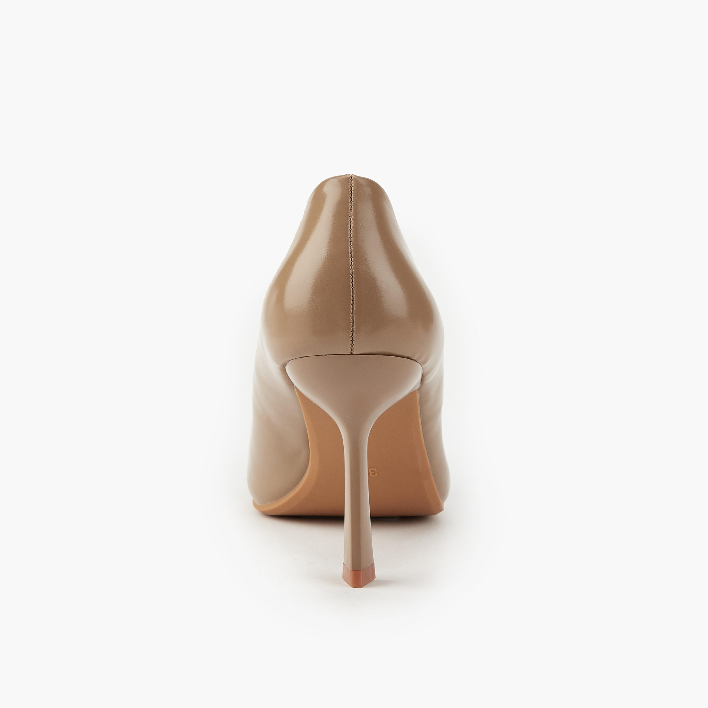 حذاء بومب بمقدمة مدببة وزينة ميتاليك وكعب رفيع من فلورا بيلا-women-shoes-heels-image-5