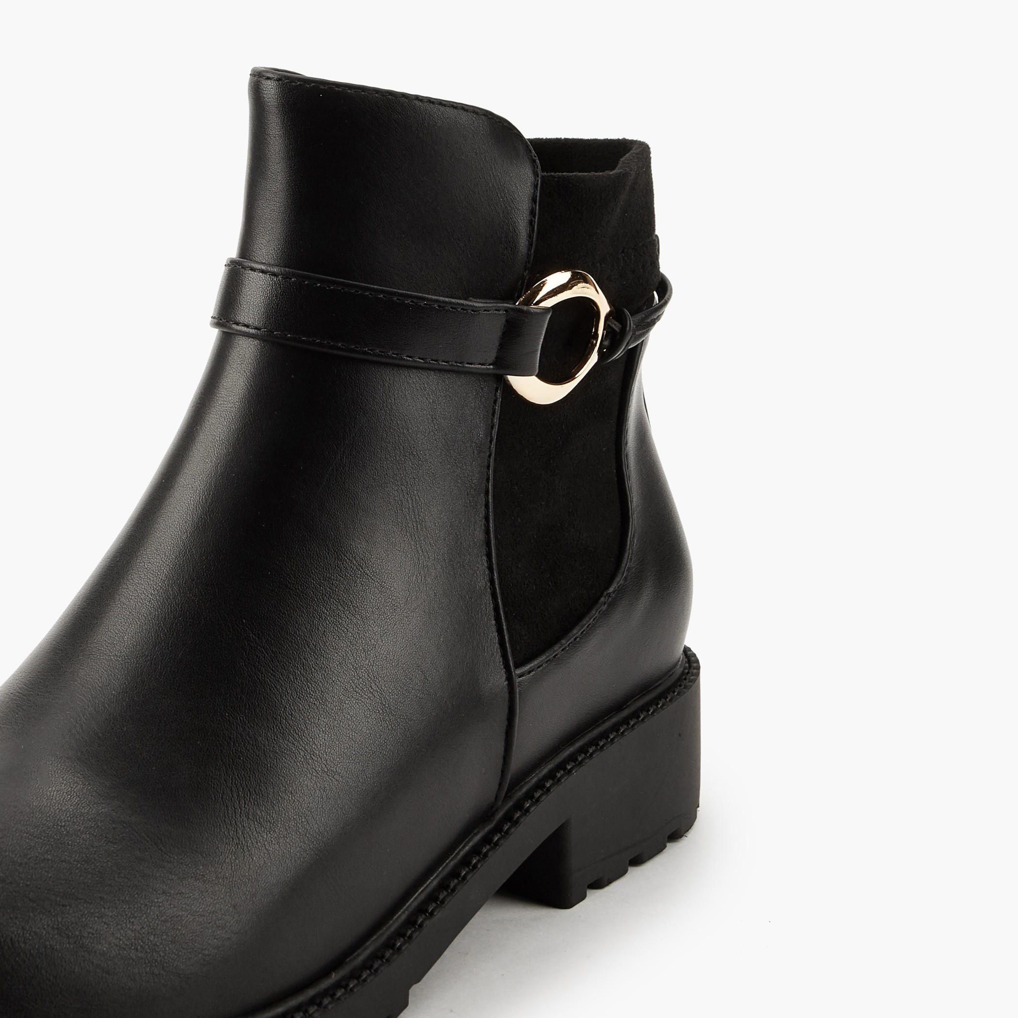 Flora Bella Women Buckle Detail Ankle Boots-women-shoes-boots-image-4