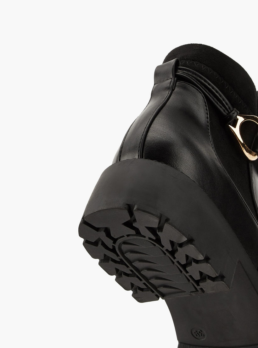 Flora Bella Women Buckle Detail Ankle Boots-women-shoes-boots-image-6