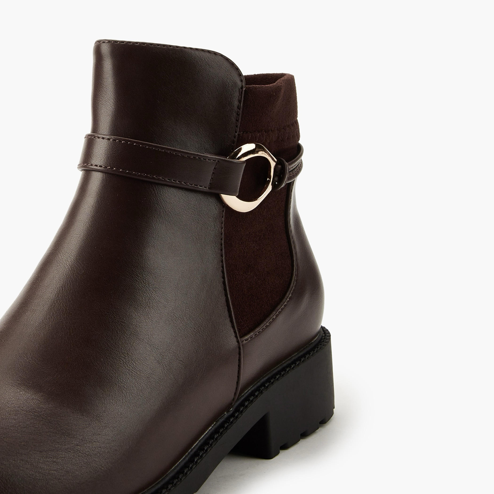 Flora Bella Women Buckle Detail Ankle Boots-women-shoes-boots-image-4