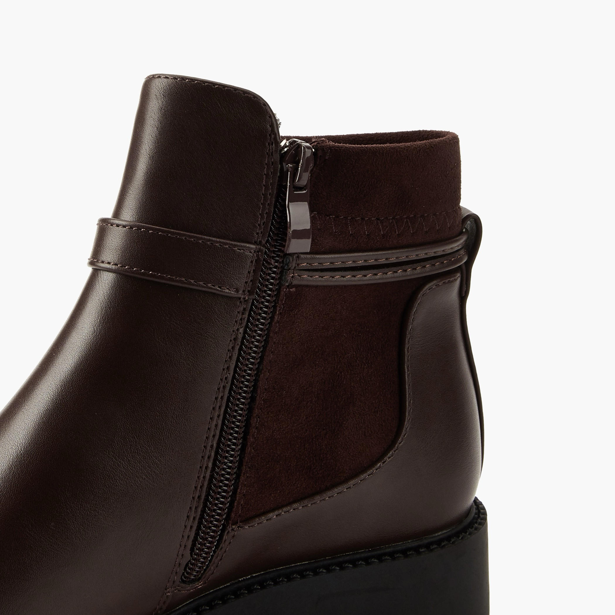 Flora Bella Women Buckle Detail Ankle Boots-women-shoes-boots-image-5