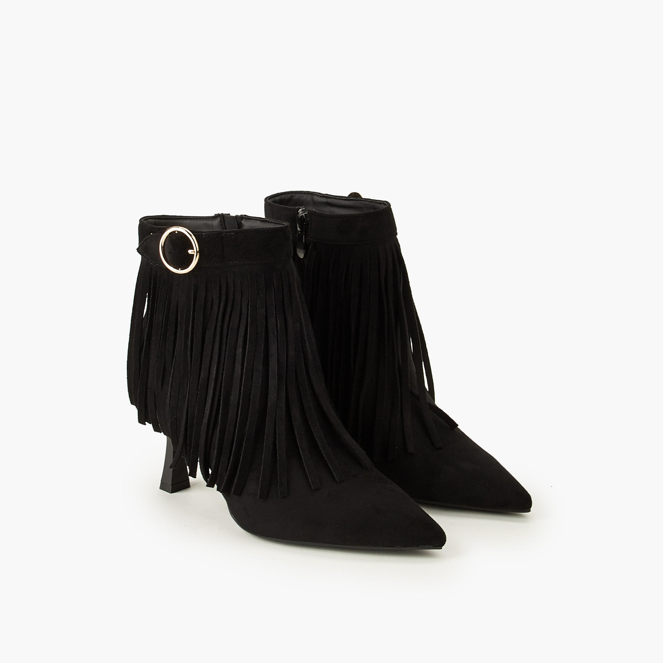 Flora Bella Women Fringed Ankle Boots-women-shoes-boots-image-1
