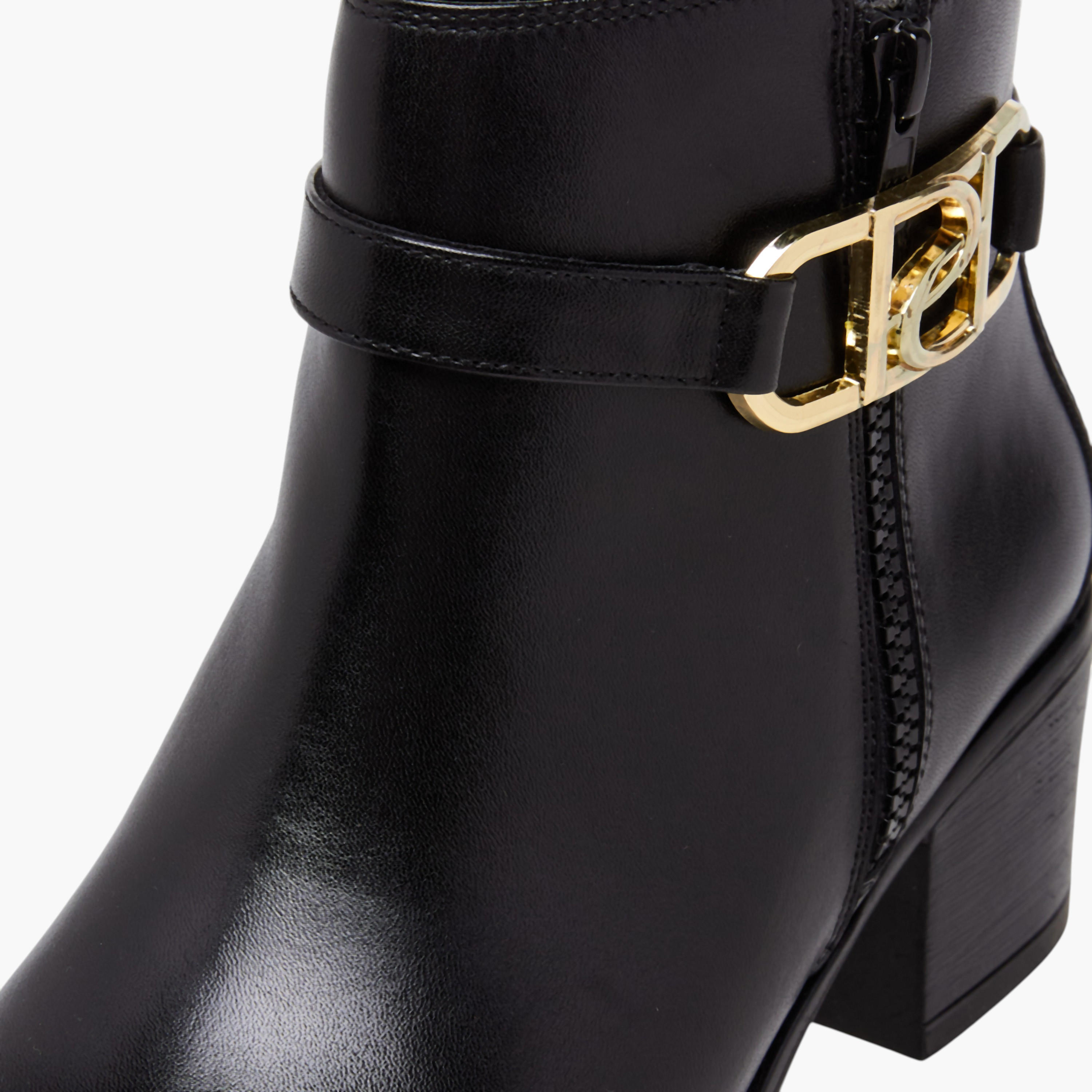 بوت بطول الكاحل وزينة إبزيم للنساء من بابريكا-women-shoes-boots-image-4