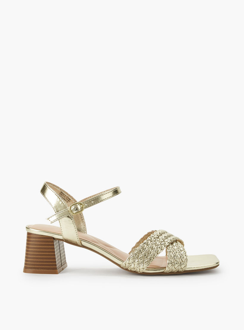 صندل بأحزمة متقاطعة مجدولة وكعب عريض للنساء من سيليست-women-shoes-sandals-heeled-image-3