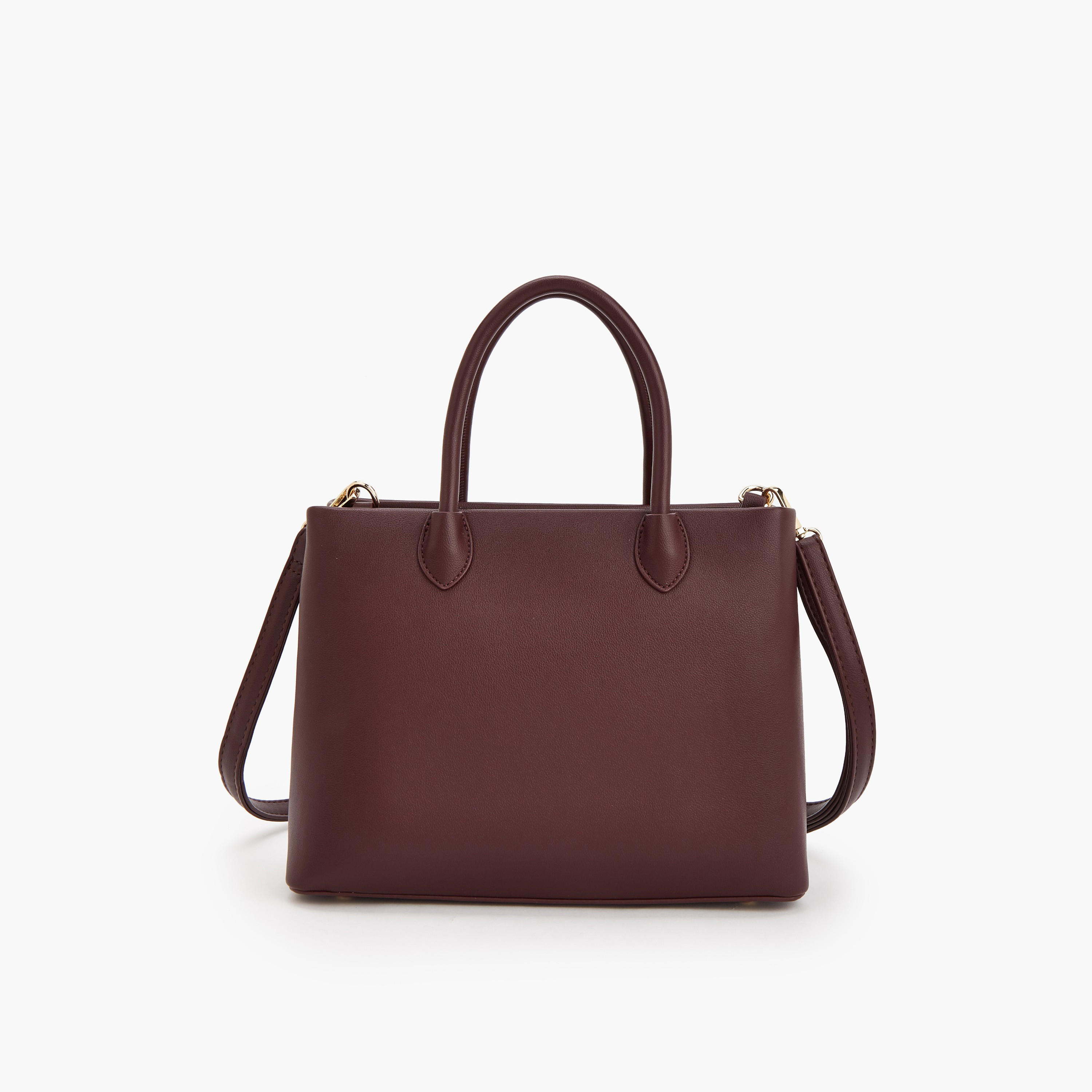 Flora Bella Solid Tote Bag with Detachable Strap-women-bagsandwallets-handbags-image-5