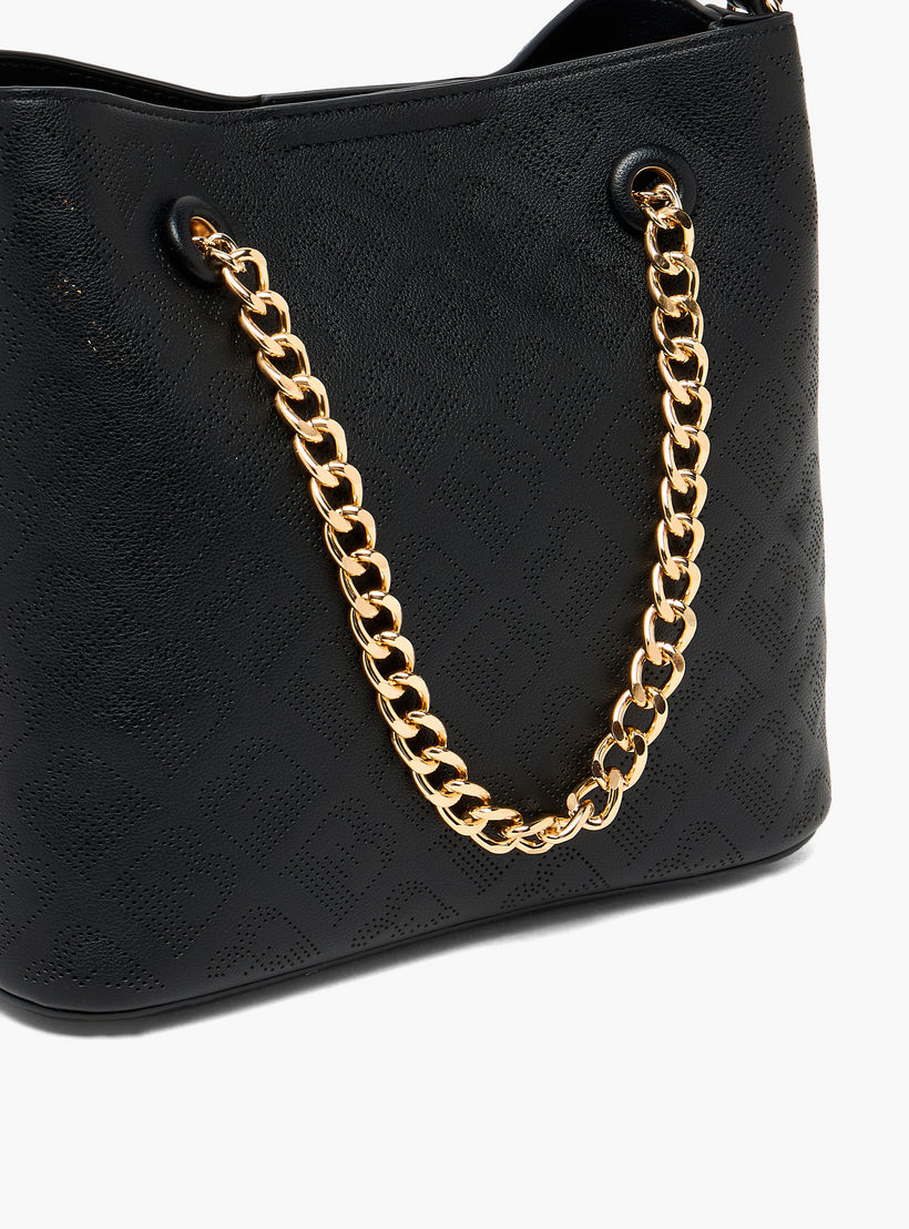 شنطة كتف بارزة الملمس بحزام سلسلة من فلورا بيلا-women-bagsandwallets-handbags-image-4