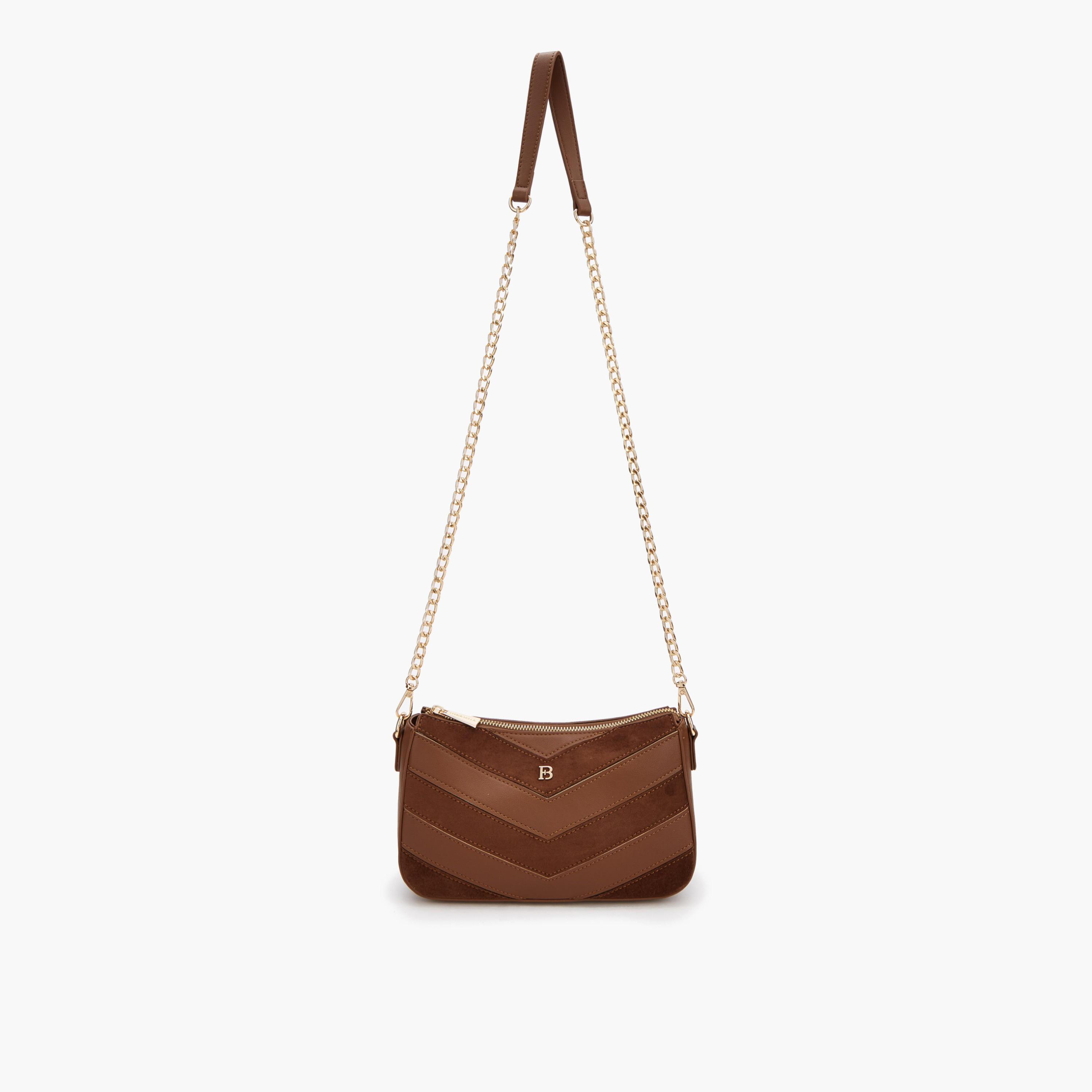 شنطة كروس بودي شيفرون بحزام سلسلة من فلورا بيلا-women-bagsandwallets-handbags-image-5