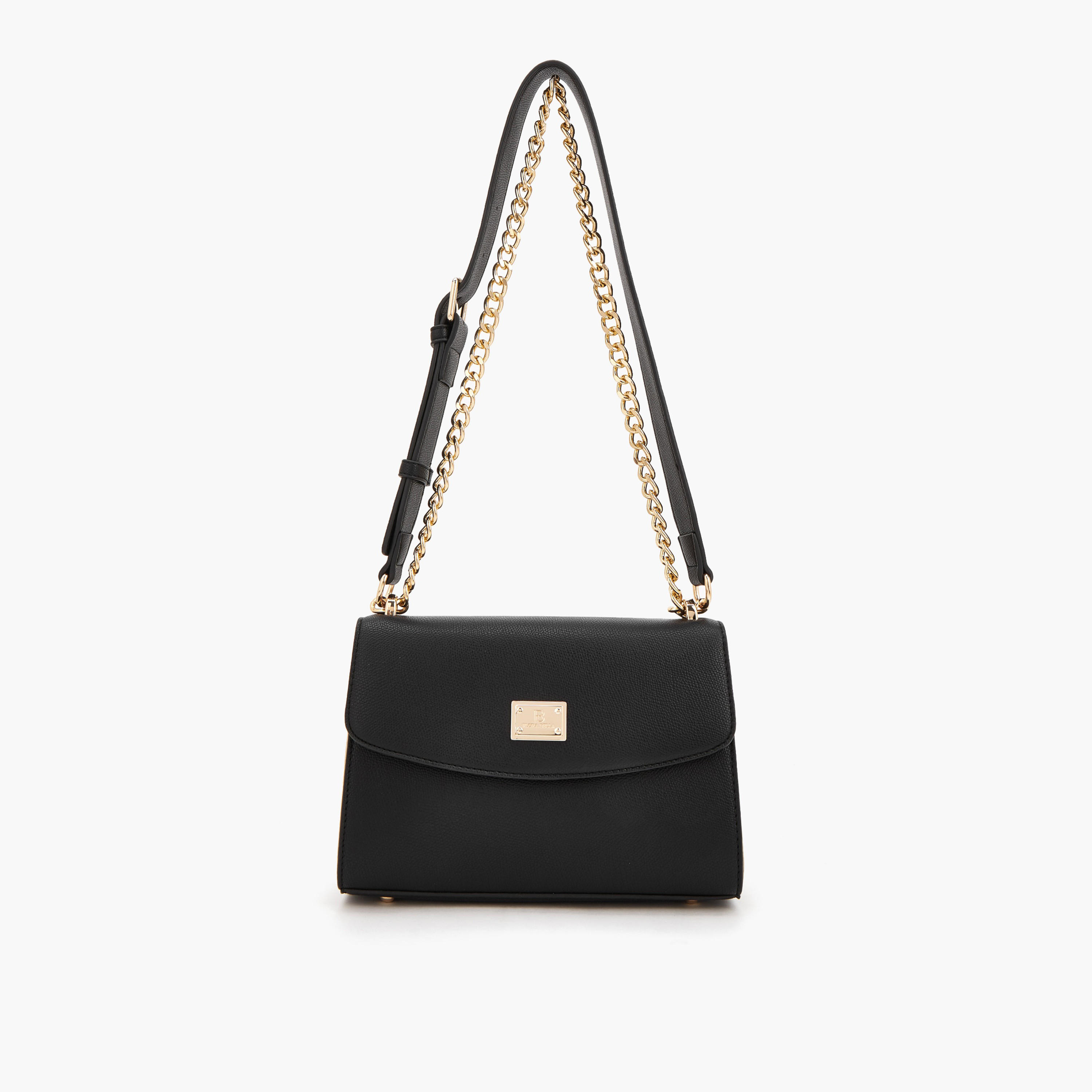 شنطة كروس بودي بارزة الملمس بحزام سلسلة من فلورا بيلا-women-bagsandwallets-handbags-image-1