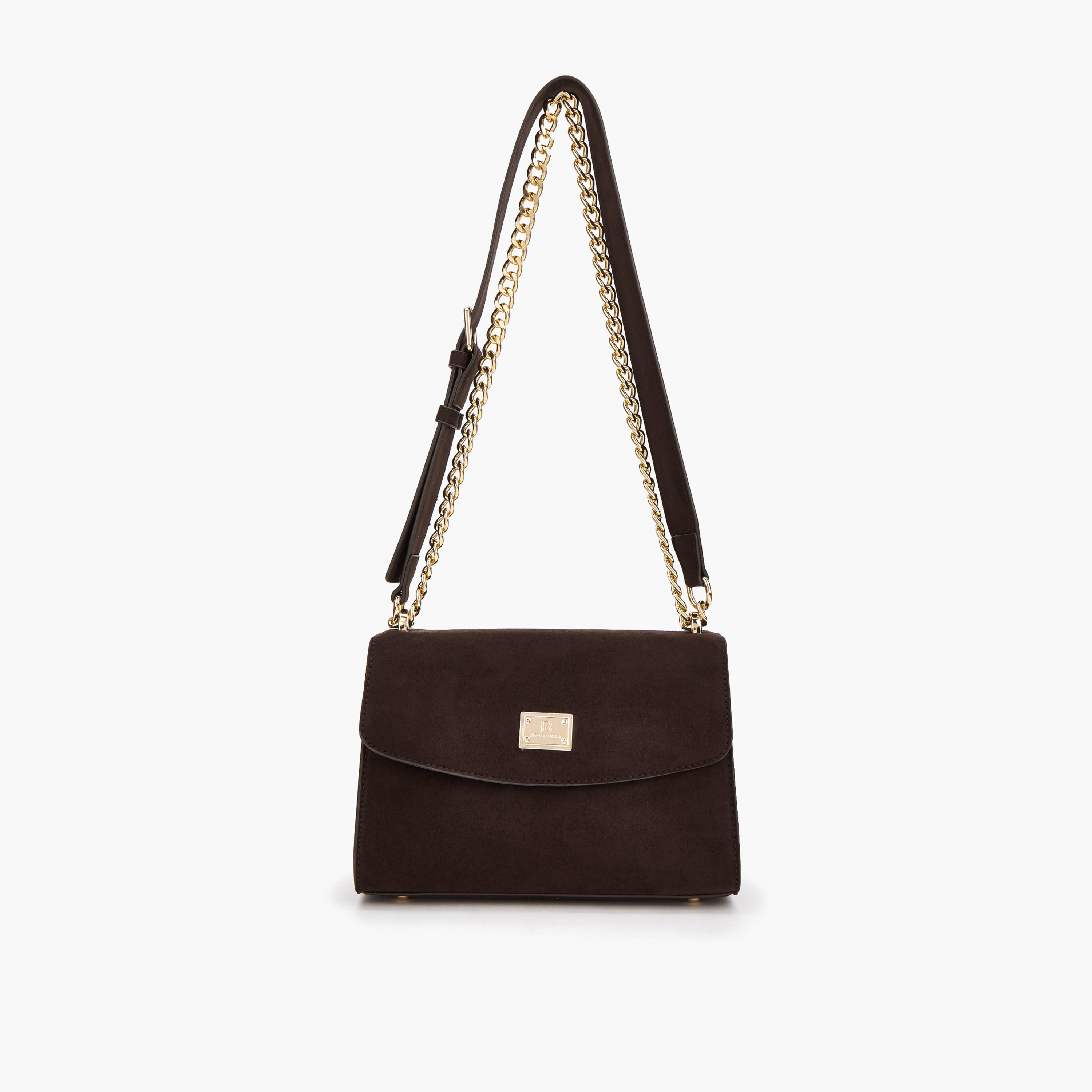 شنطة كروس بودي بارزة الملمس بحزام سلسلة من فلورا بيلا-women-bagsandwallets-handbags-image-1
