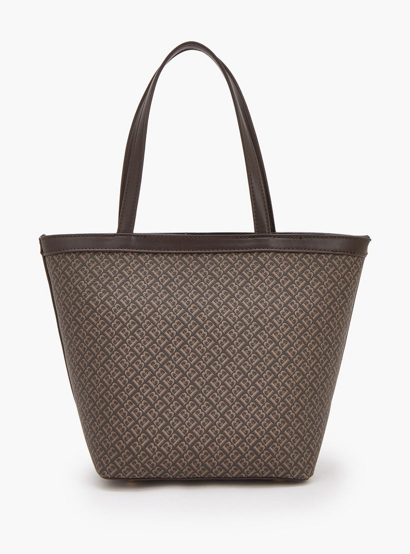 شنطة توتي بطبعات مونوجرام وجيب أمامي من فلورا بيلا-women-bagsandwallets-handbags-image-4