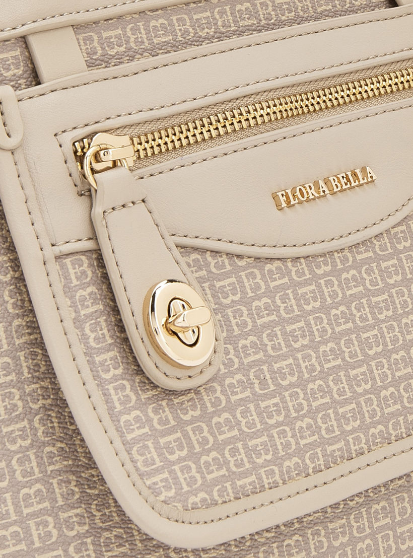 Flora Bella Monogram Print Tote Bag with Front Pocket-women-bagsandwallets-handbags-image-3