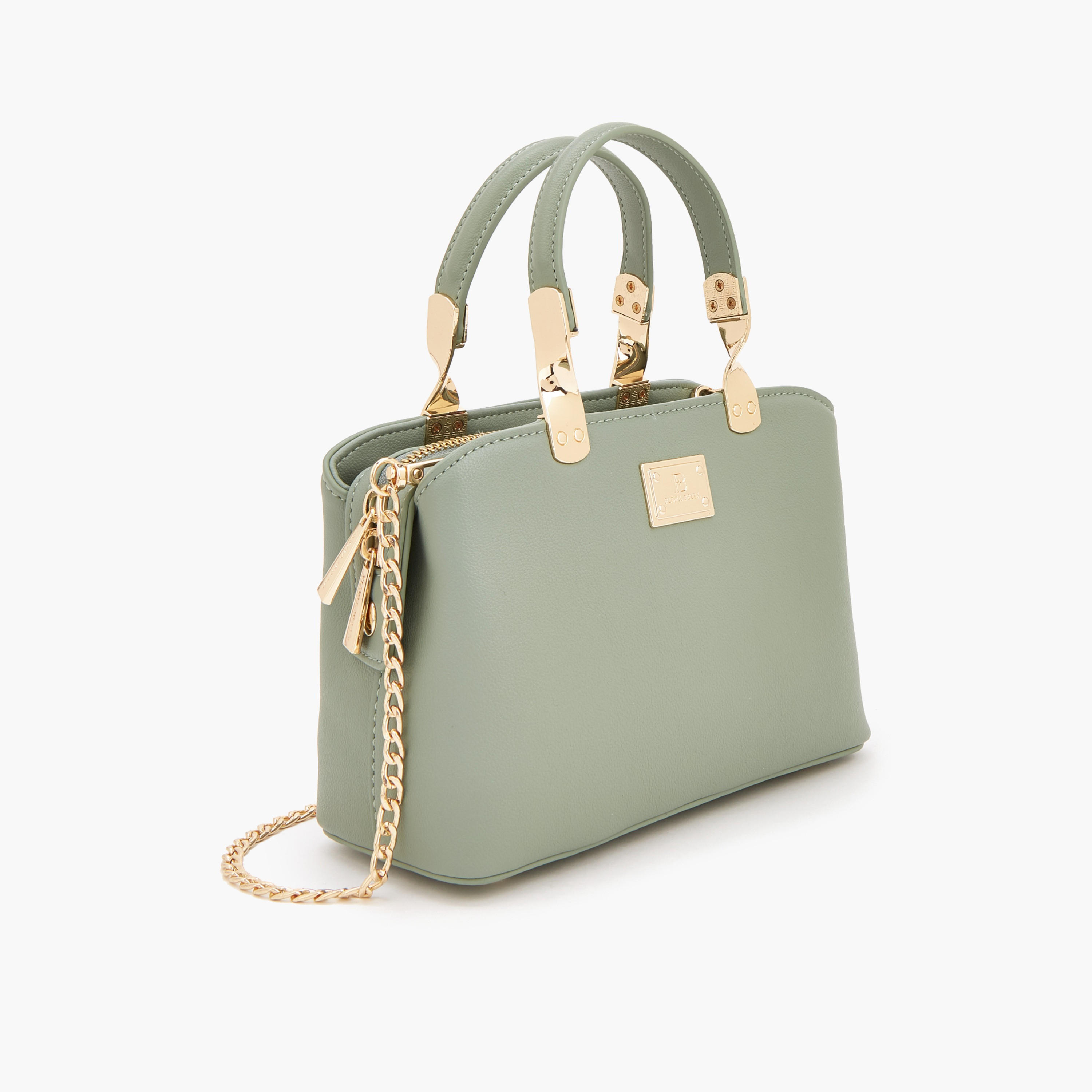 حقيبة يد بمقبض مزدوج وحزام سلسلة قابل للفصل من فلورا بيلا-women-bagsandwallets-handbags-image-2