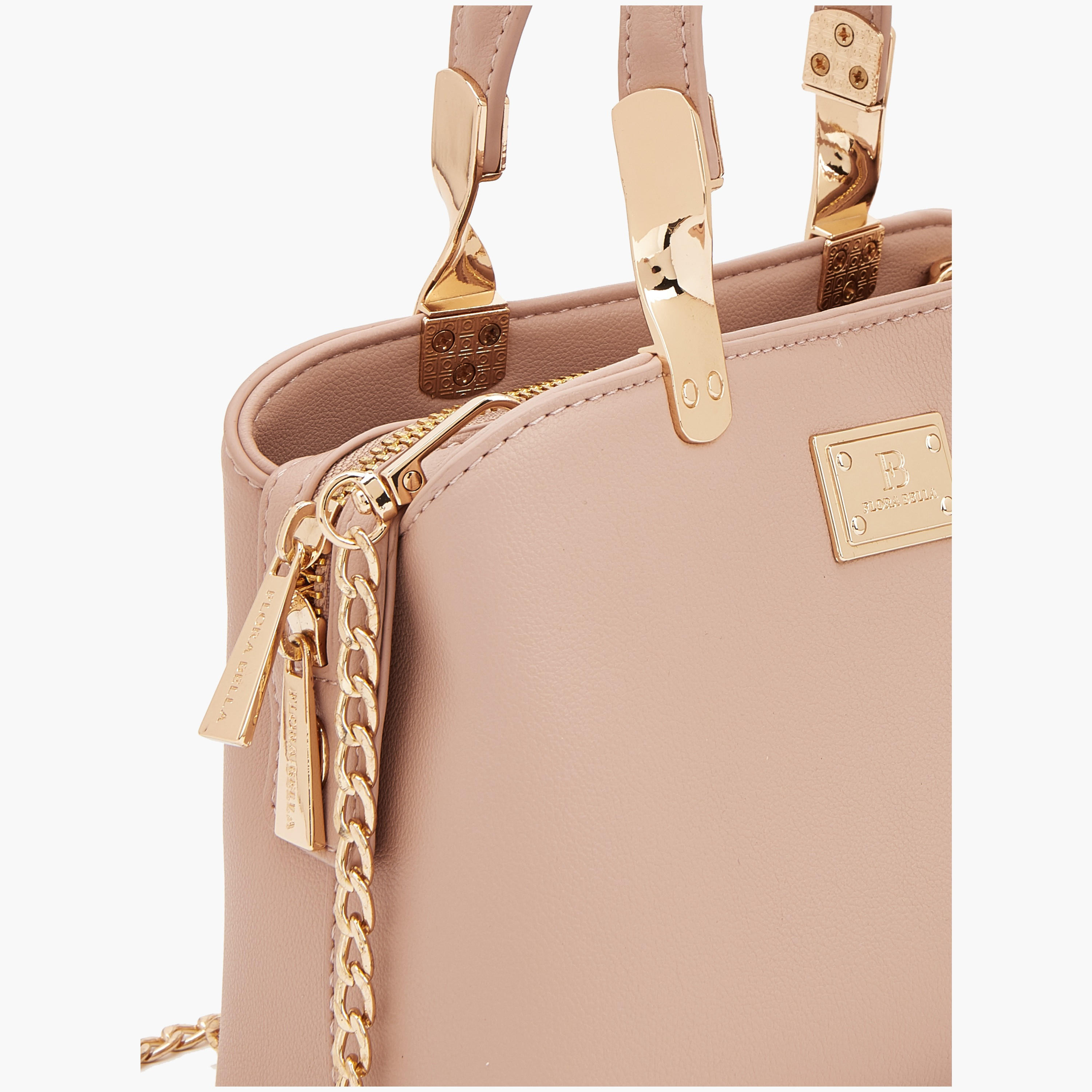 حقيبة يد بمقبض مزدوج وحزام سلسلة قابل للفصل من فلورا بيلا-women-bagsandwallets-handbags-image-3