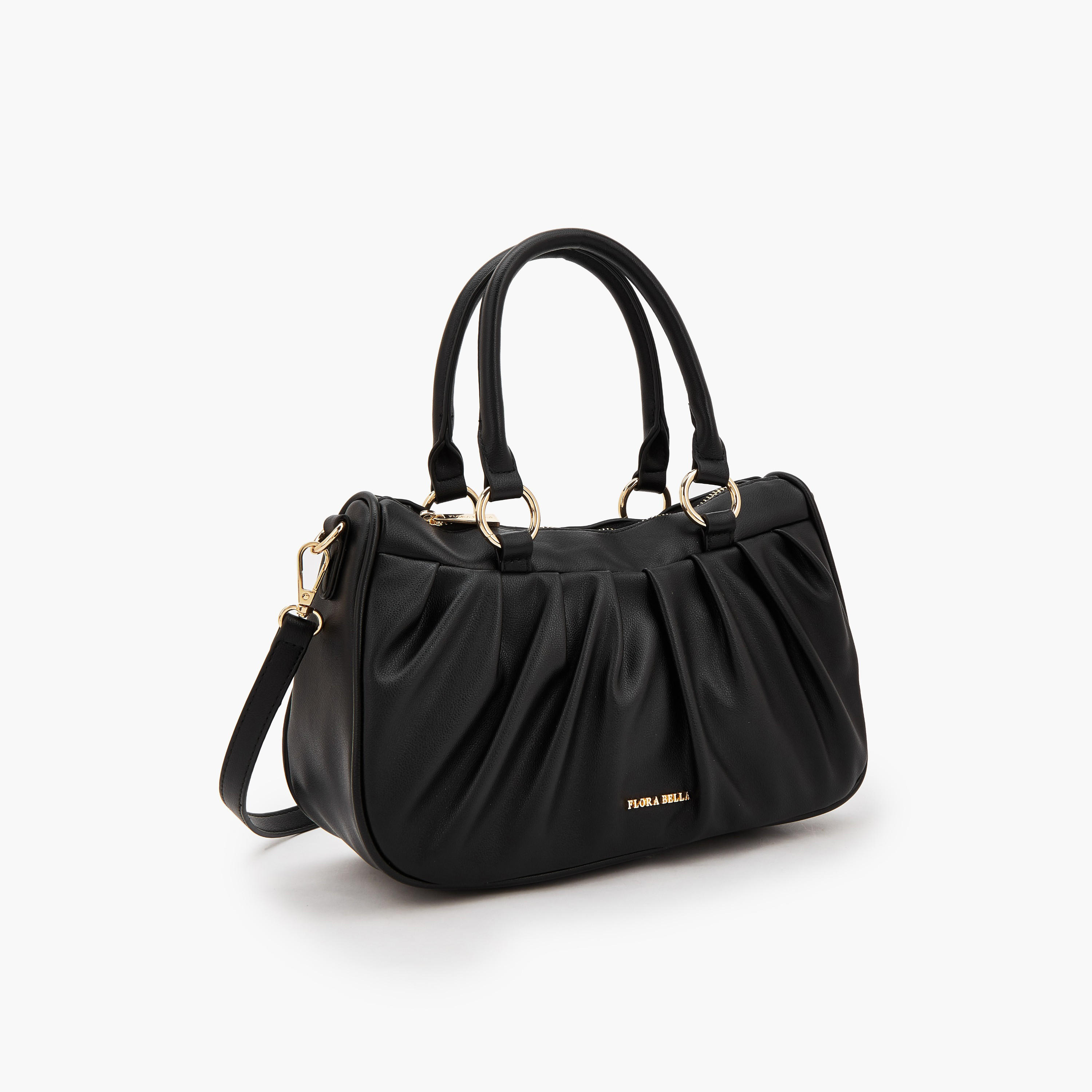 Flora Bella Pleated Tote Bag with Detachable Strap-women-bagsandwallets-handbags-image-3