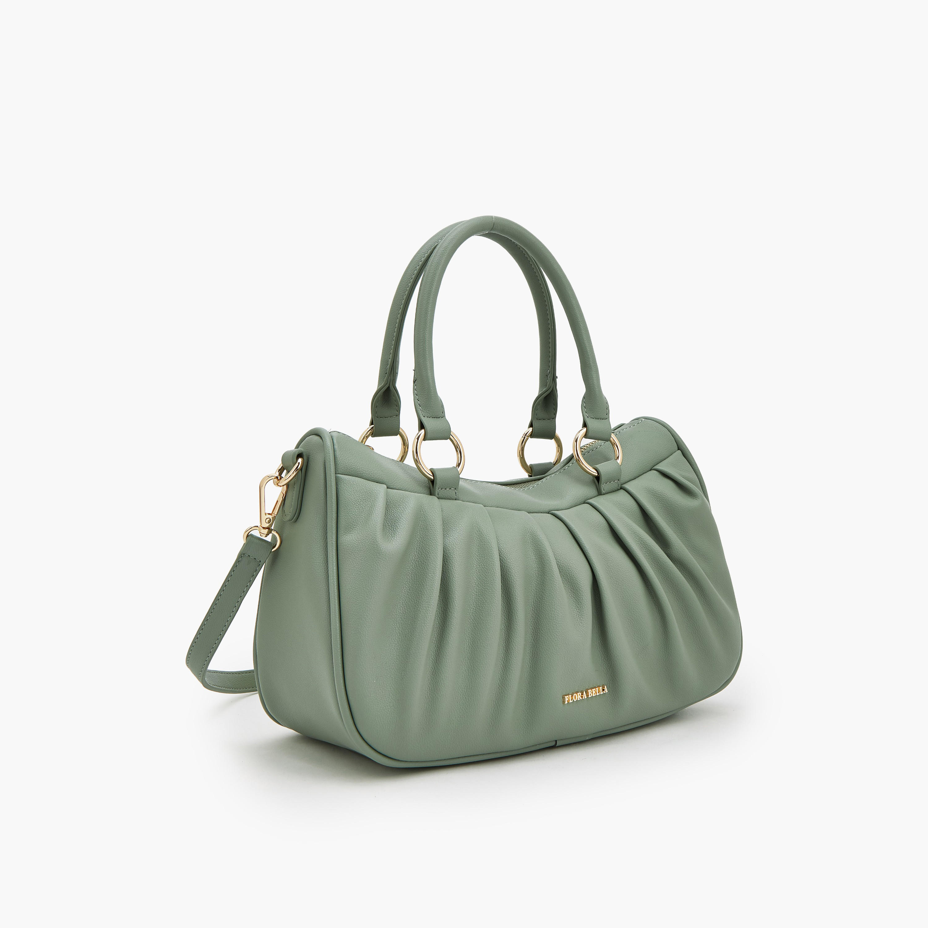 شنطة يد بكسرات مع حزام قابل للفصل من فلورا بيلا-women-bagsandwallets-handbags-image-3