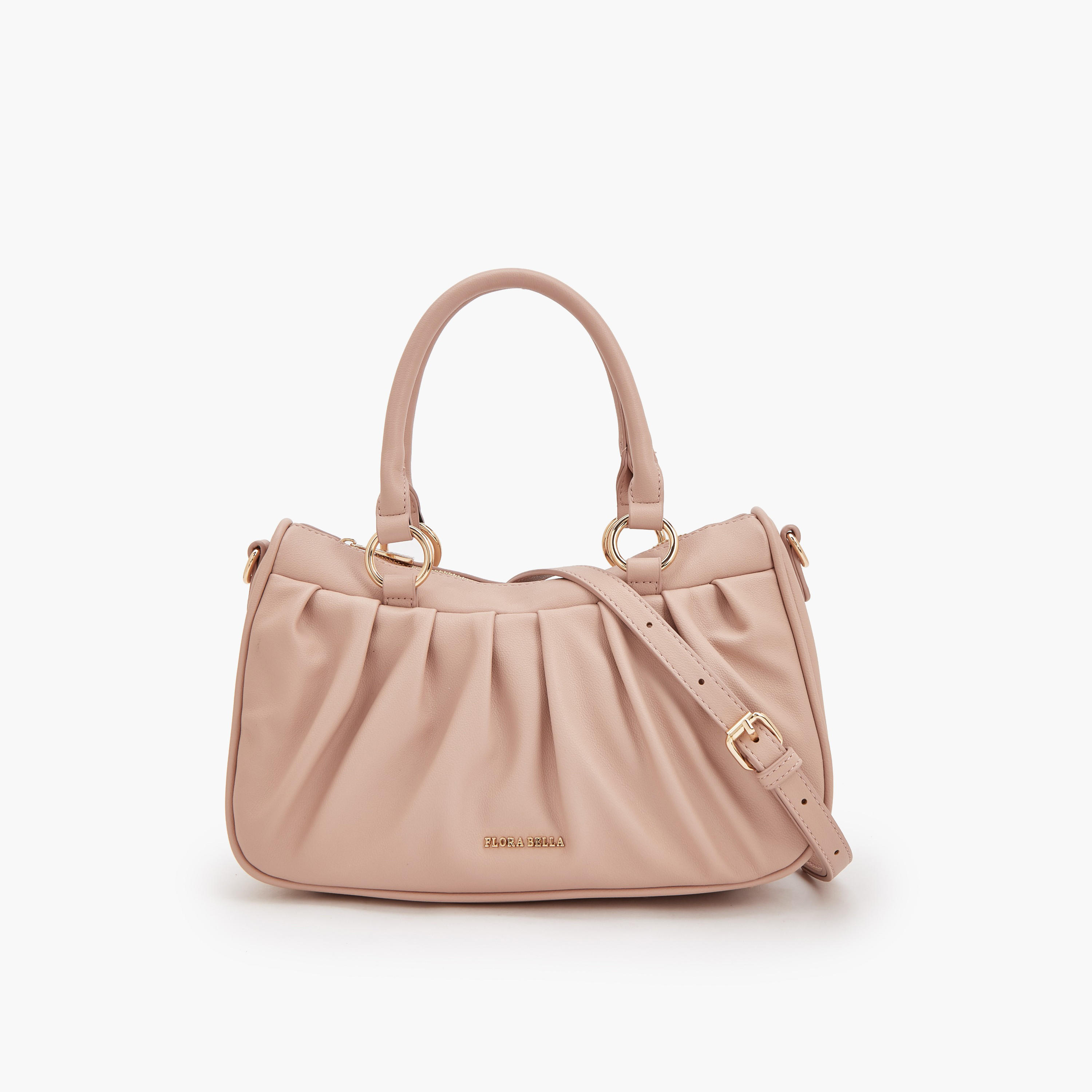 شنطة يد بكسرات مع حزام قابل للفصل من فلورا بيلا-women-bagsandwallets-handbags-image-1