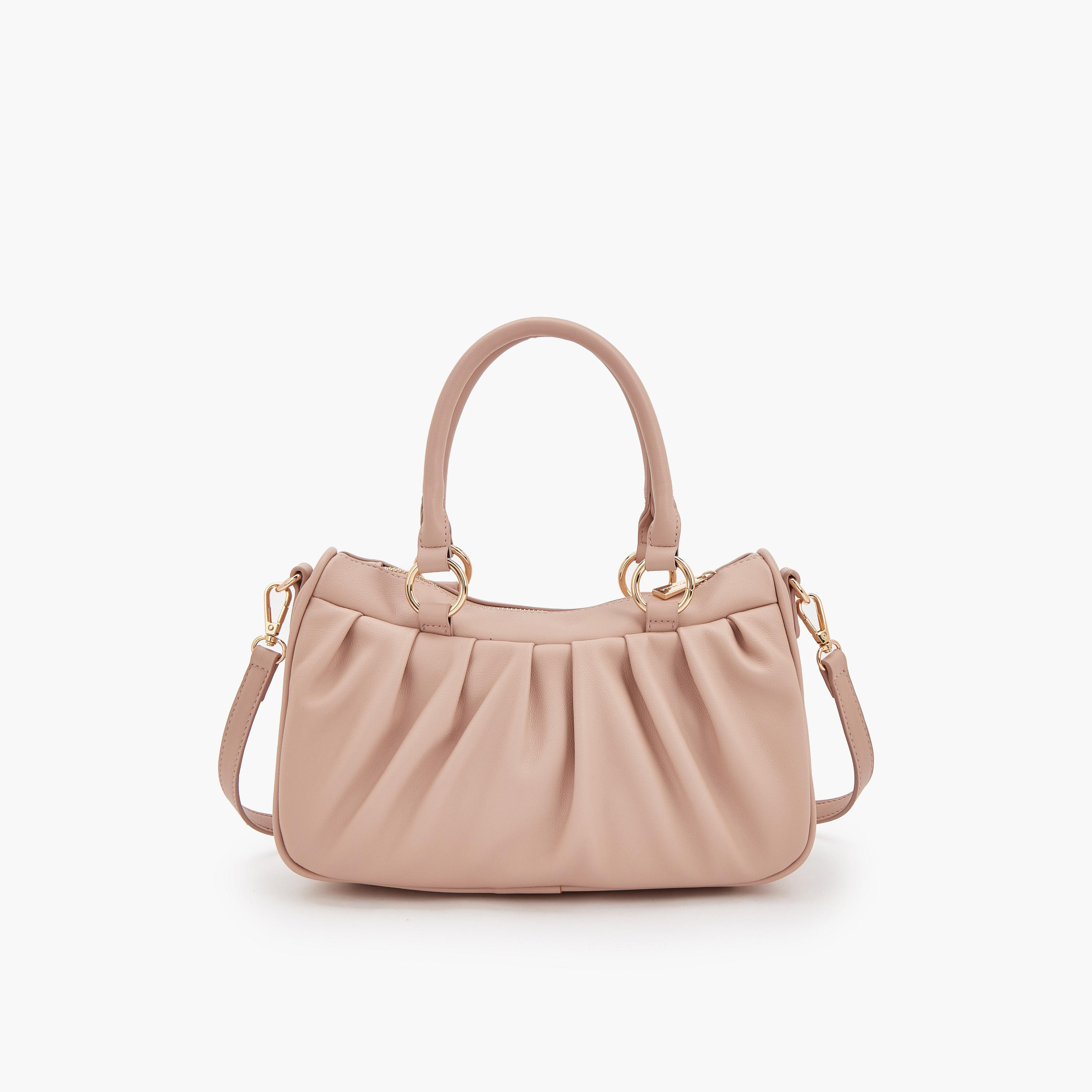 شنطة يد بكسرات مع حزام قابل للفصل من فلورا بيلا-women-bagsandwallets-handbags-image-5
