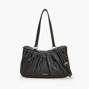 Flora Bella Pleated Shoulder Bag with Detachable Strap-women-image-1