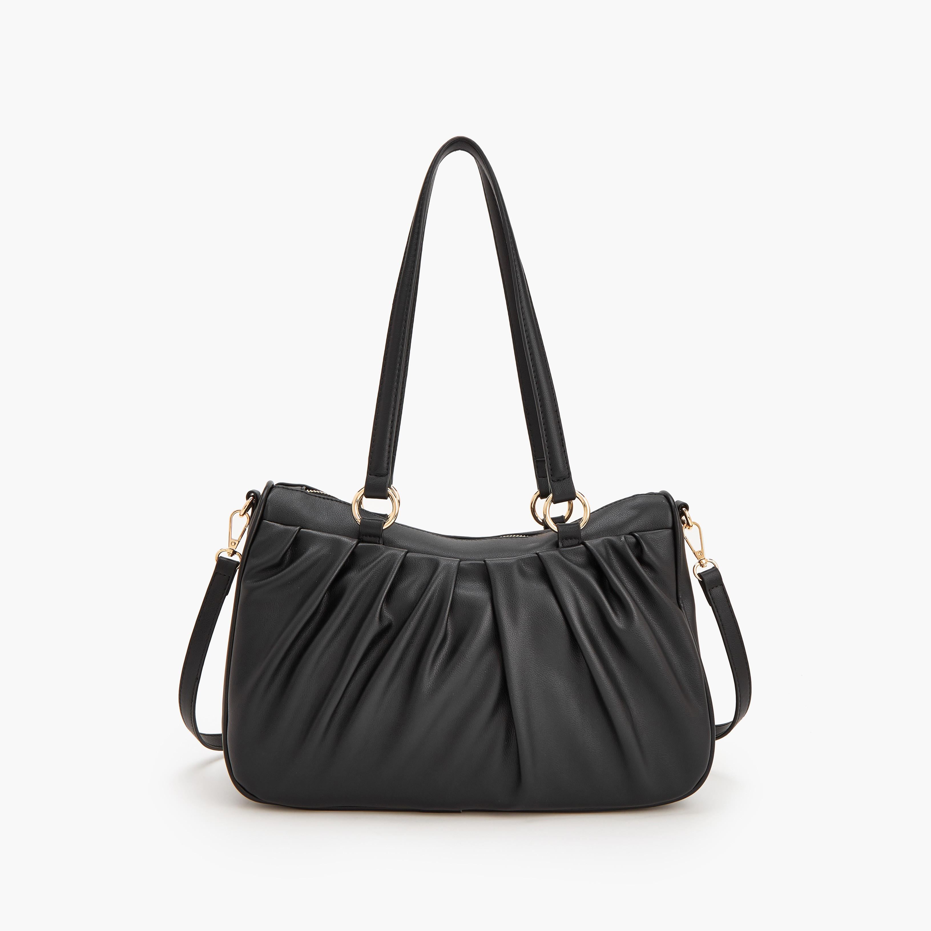Flora Bella Pleated Shoulder Bag with Detachable Strap-women-bagsandwallets-handbags-image-4