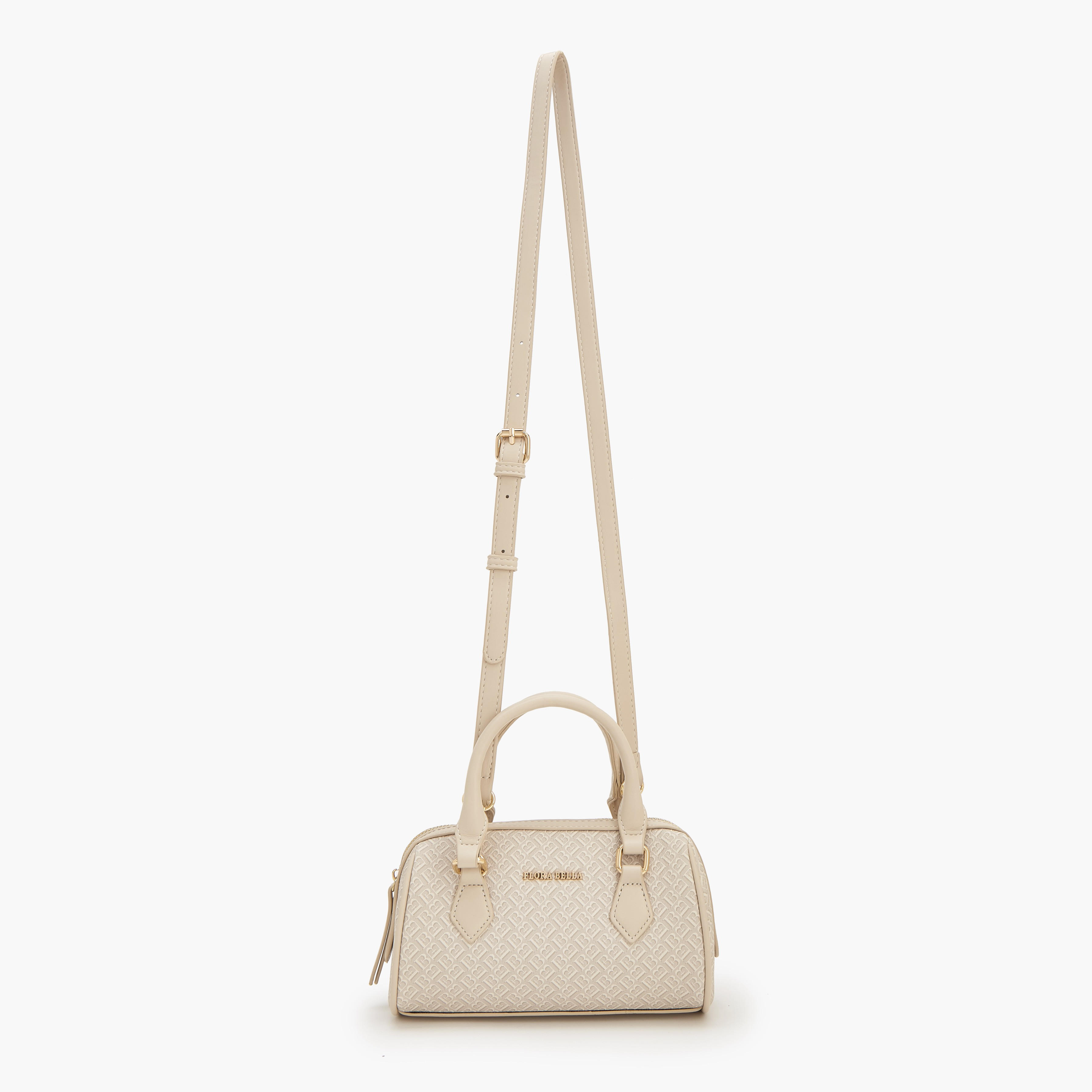 Flora Bella Monogram Print Tote Bag with Double Handles-women-bagsandwallets-handbags-image-2